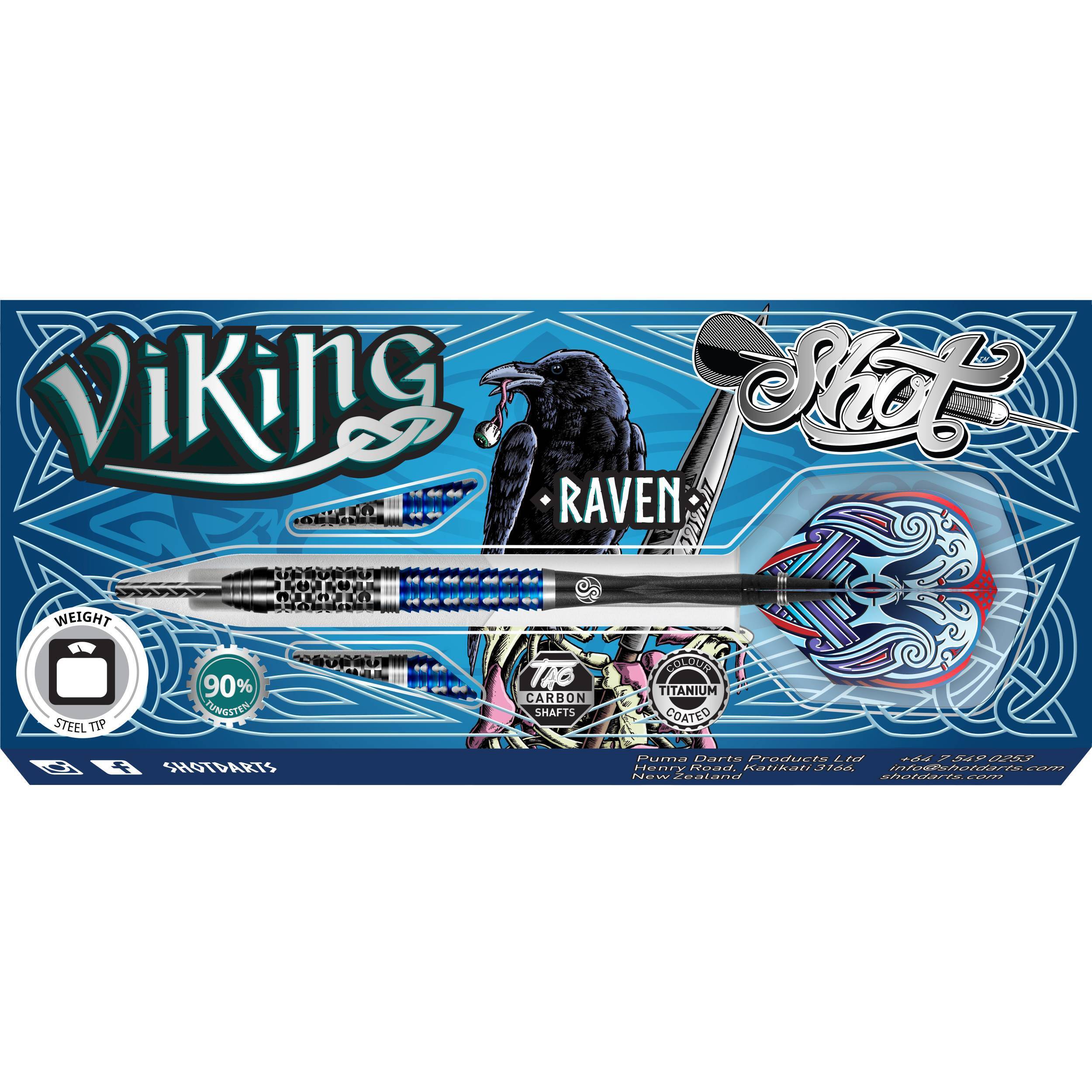 Shot-Viking-Raven-Steeldart-Verpackung Shot - Viking Raven - Steeldart