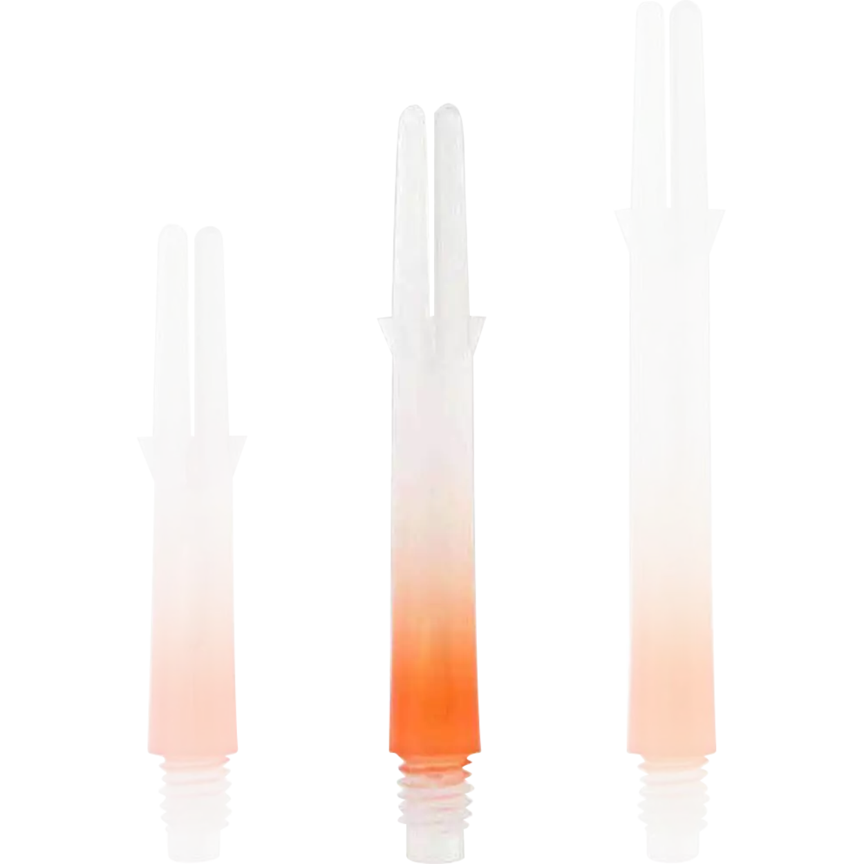 L-Style - L-Shaft Lock Straight TwoTone - Weiß Klar Orange L-Style - L-Shaft Lock Straight TwoTone - Weiß Klar Orange