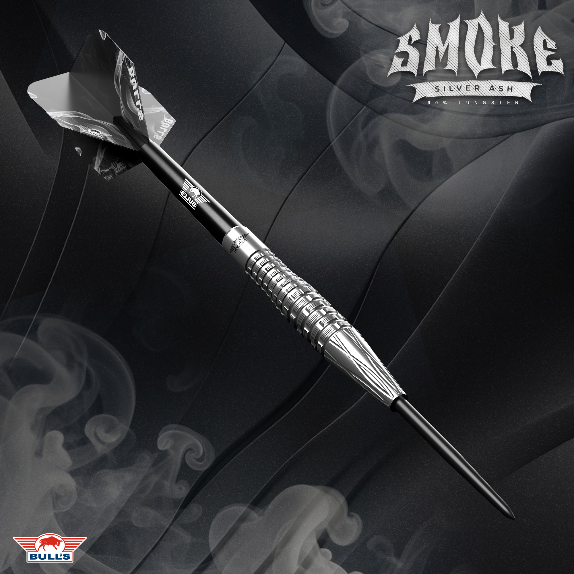 Bull's NL - Smoke Silver Ash - Steeldart Bull's NL - Smoke Silver Ash - Steeldart