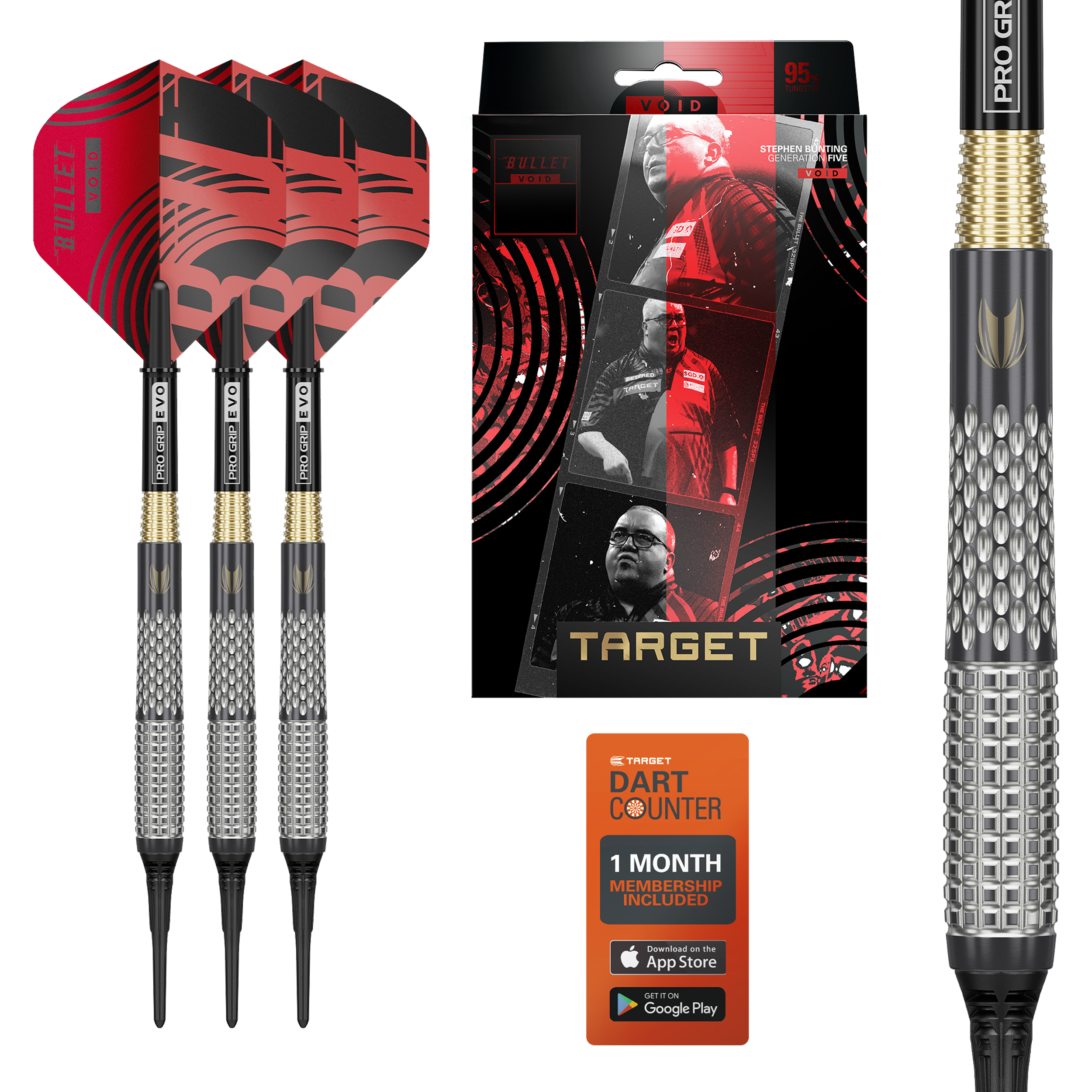 Target - Stephen Bunting GEN 5 Void - Softdart