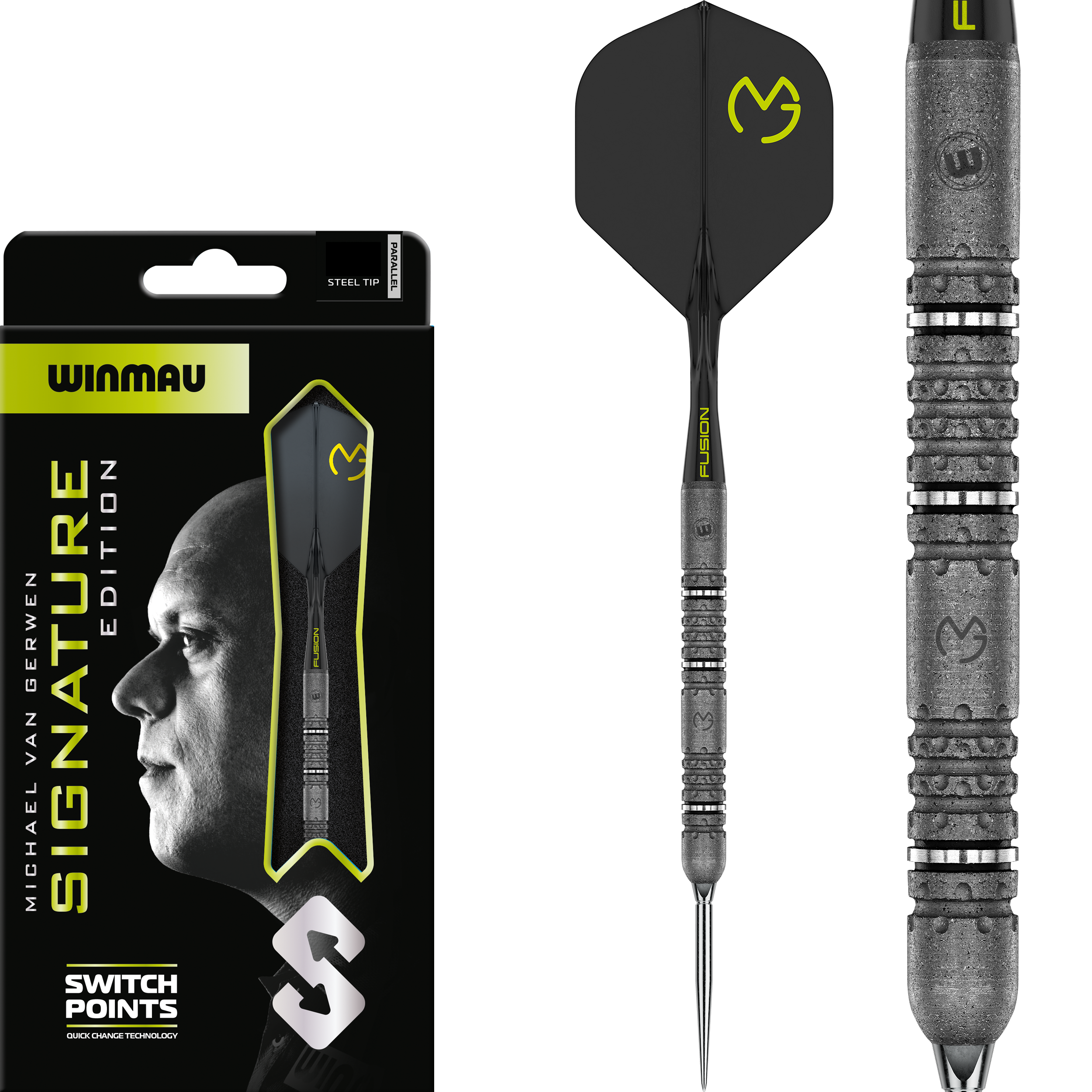 Winmau - Switch Point - Michael van Gerwen Signature Edition - Steeldart Winmau - Switch Point - Michael van Gerwen Signature Edition - Steeldart