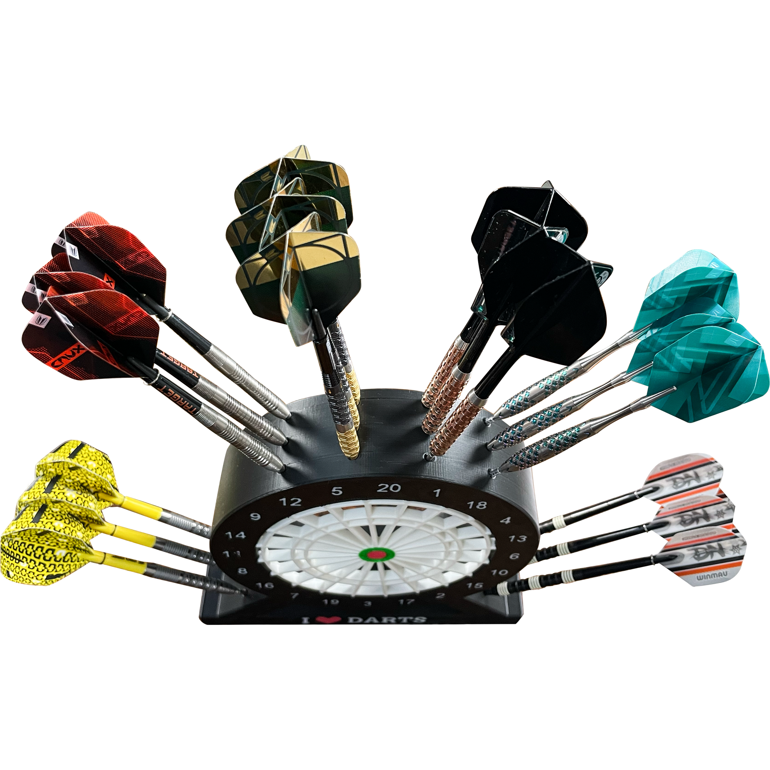 DartSturm - 3D Omega Dartständer - 18-Fach DartSturm - 3D Omega Dartständer - 18-Fach