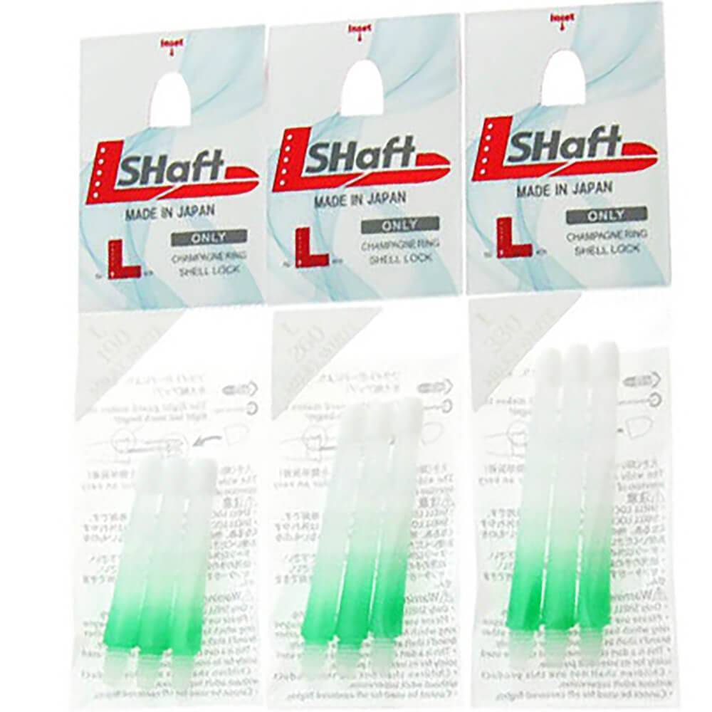 L-Style-L-Shaft-Lock-Straight-TwoTone-Weiss-Klar-Grun-Verpackung L-Style - L-Shaft Lock Straight TwoTone - Weiß Klar Grün