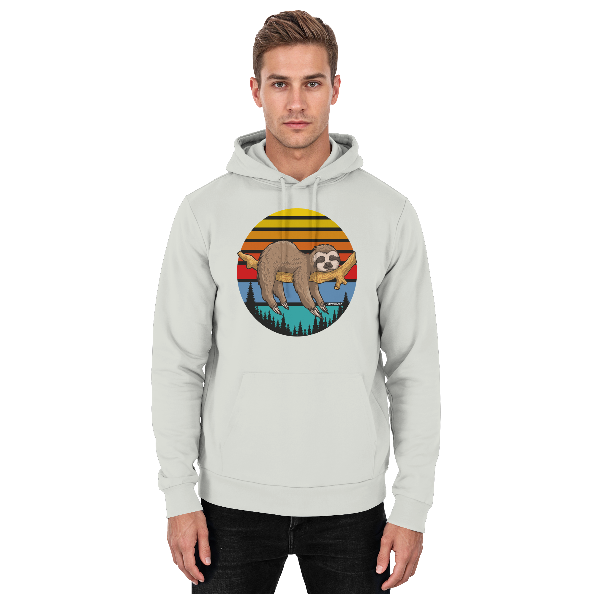 DartSturm - Lazy Sloth - Basic Unisex Hoodie