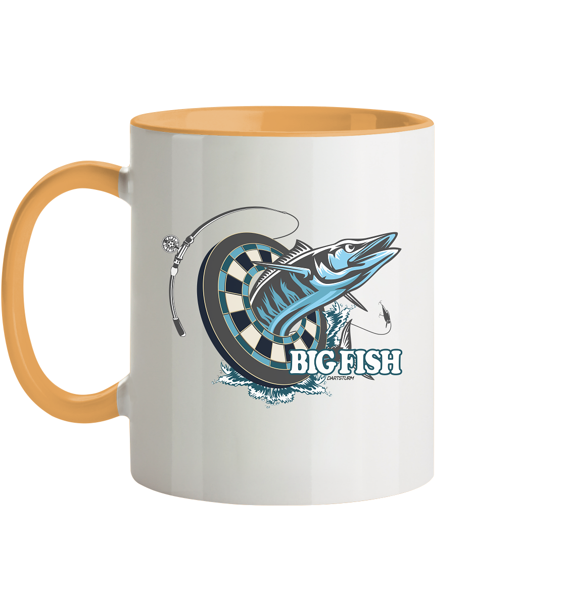 DartSturm - Big Fish - Tasse zweifarbig