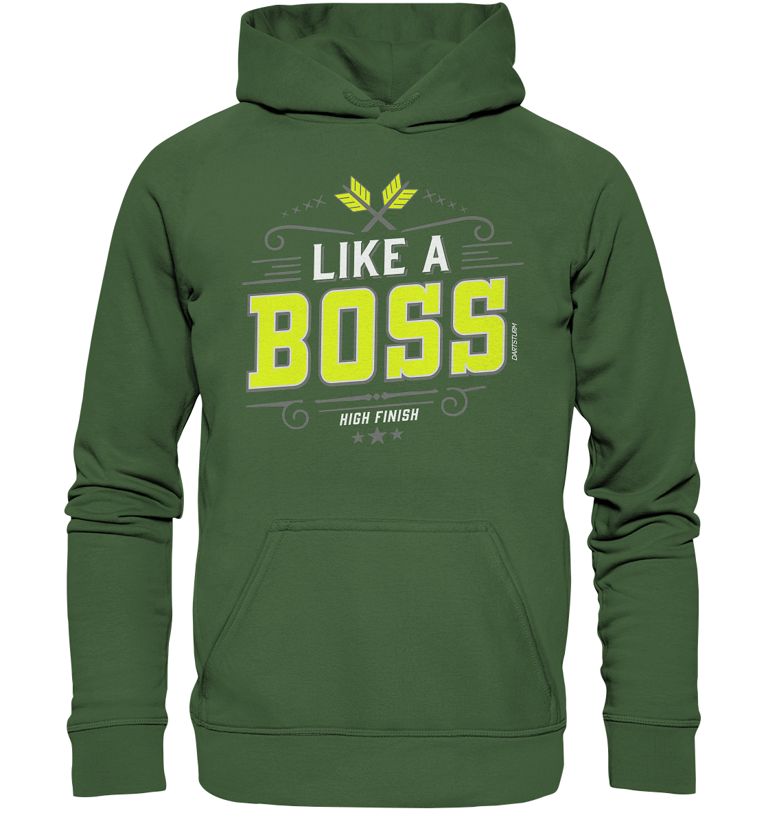 DartSturm - Like a Boss Yellow - Basic Unisex Hoodie DartSturm - Like a Boss Yellow - Basic Unisex Hoodie