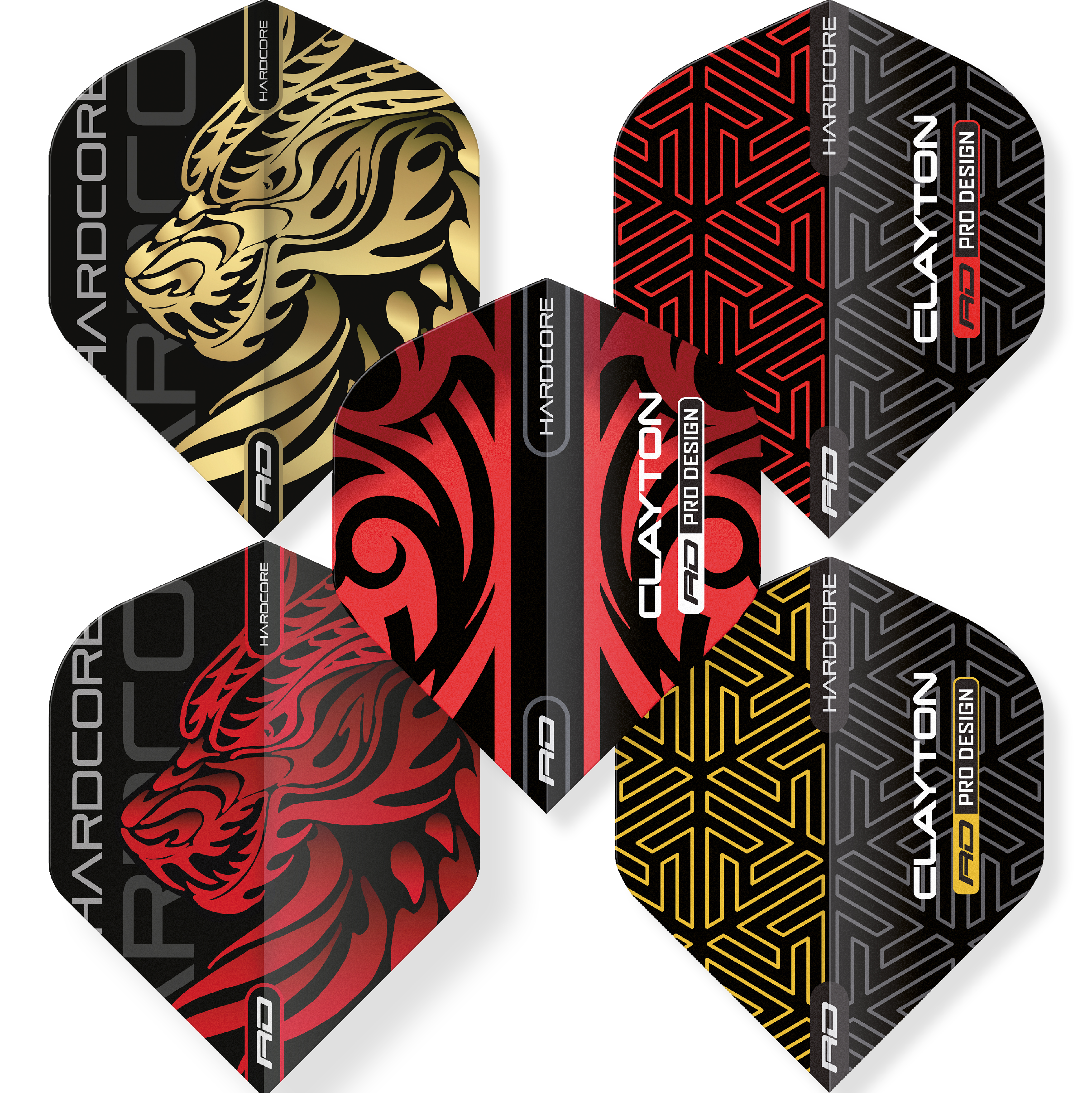 Red-Dragon-Jonny-Clayton-Flight-Collection-Flightauswahl Red Dragon - Jonny Clayton Flight Collection