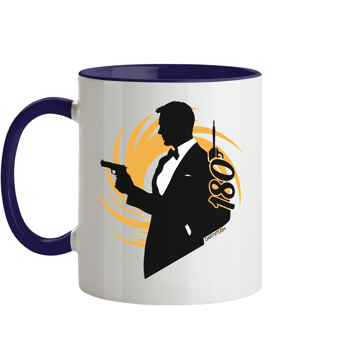 DartSturm - Dart Agent - Tasse zweifarbig DartSturm - Dart Agent - Tasse zweifarbig