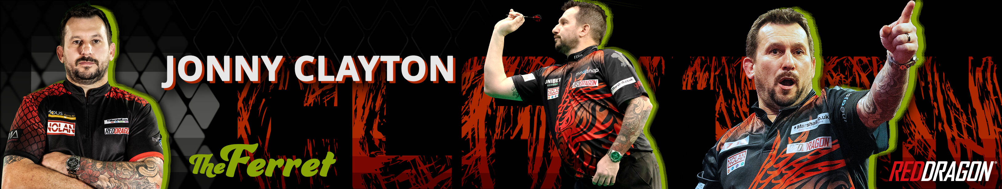 Jonny Clayton Darts The Ferret Red Dragon Jonny Clayton Darts The Ferret Red Dragon