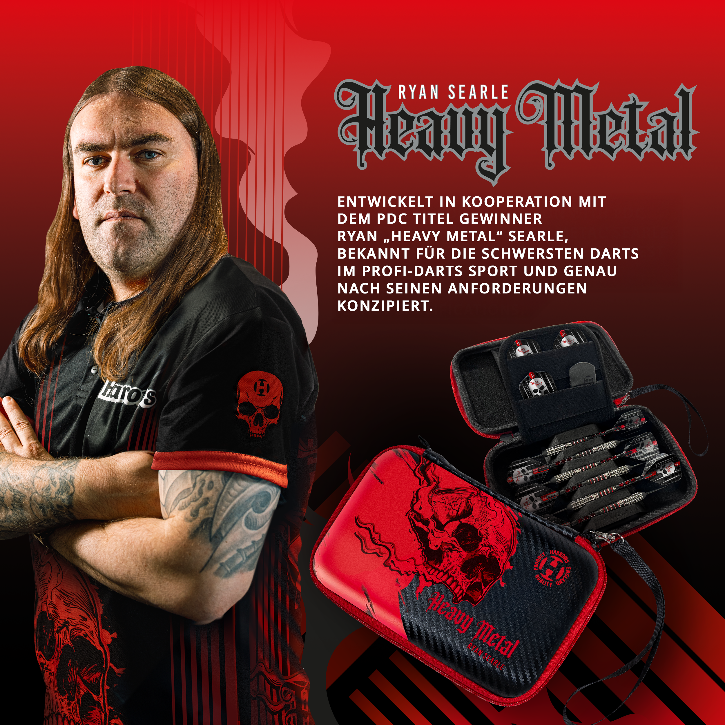 Harrows - Ryan Searle 2 Pro 6 Dartswallet Harrows - Ryan Searle 2 Pro 6 Dartswallet