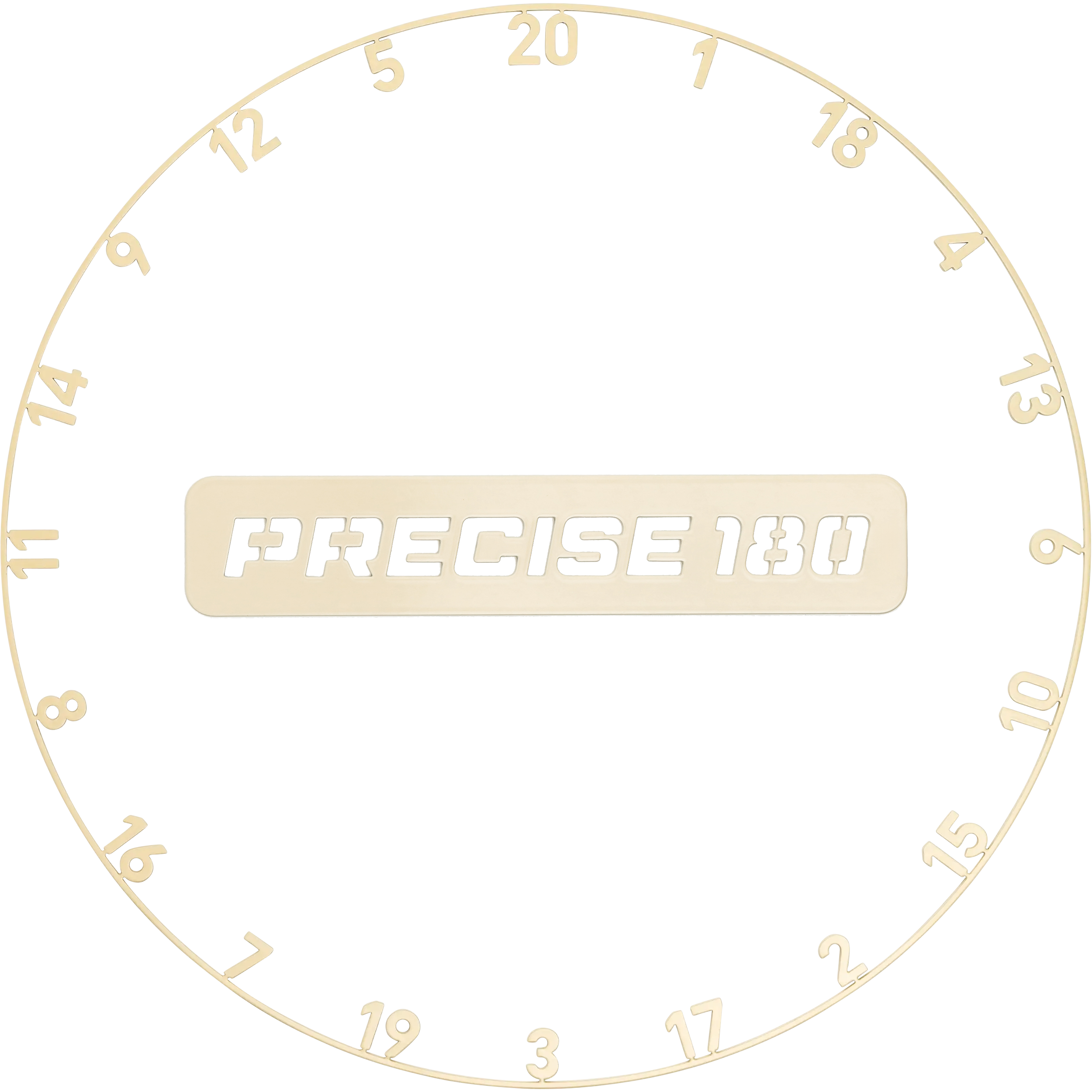 Precise180 - One Piece Lasercut Zahlenring Precise180 - One Piece Lasercut Zahlenring