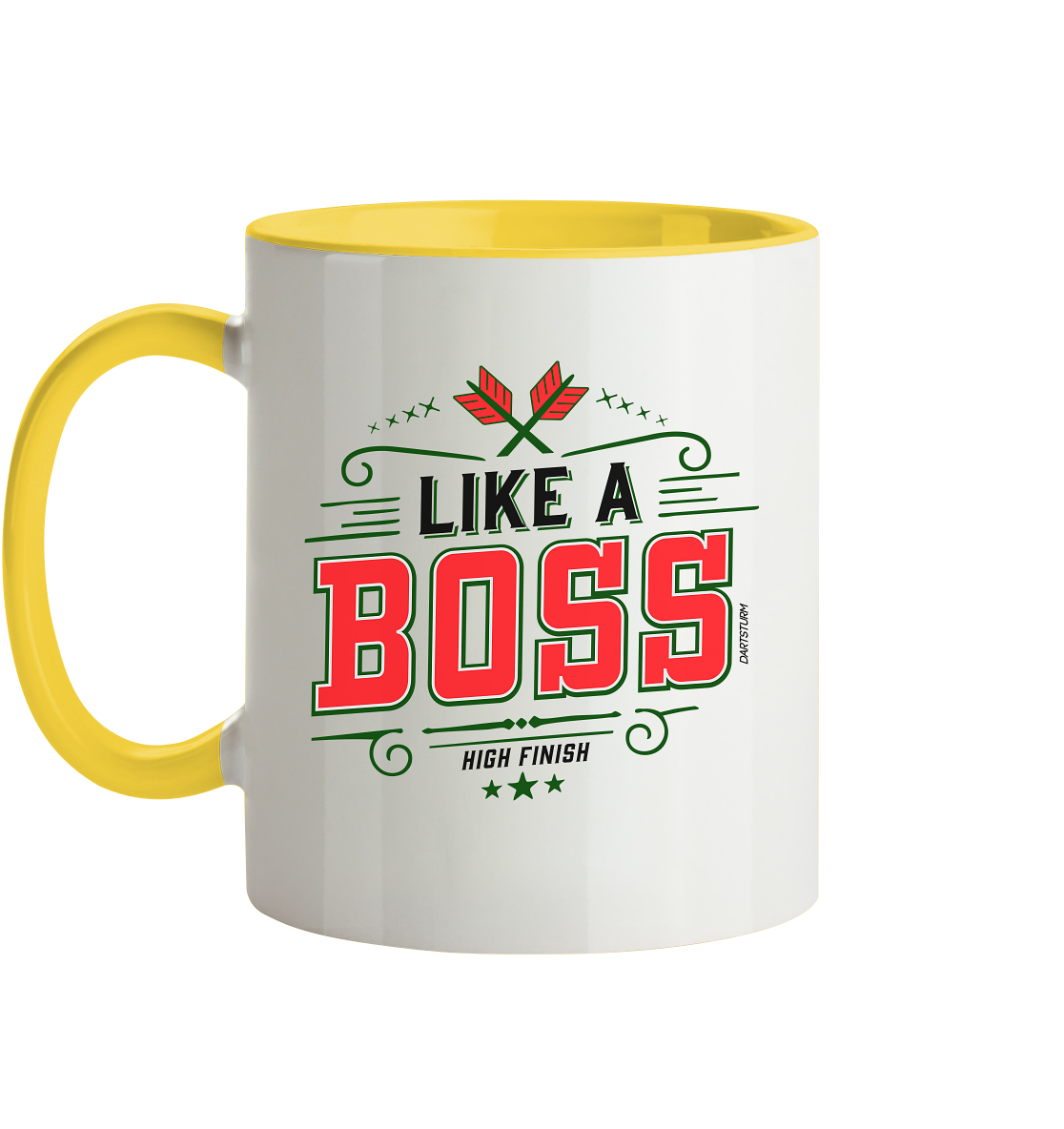 DartSturm - Like a Boss Red - Tasse zweifarbig