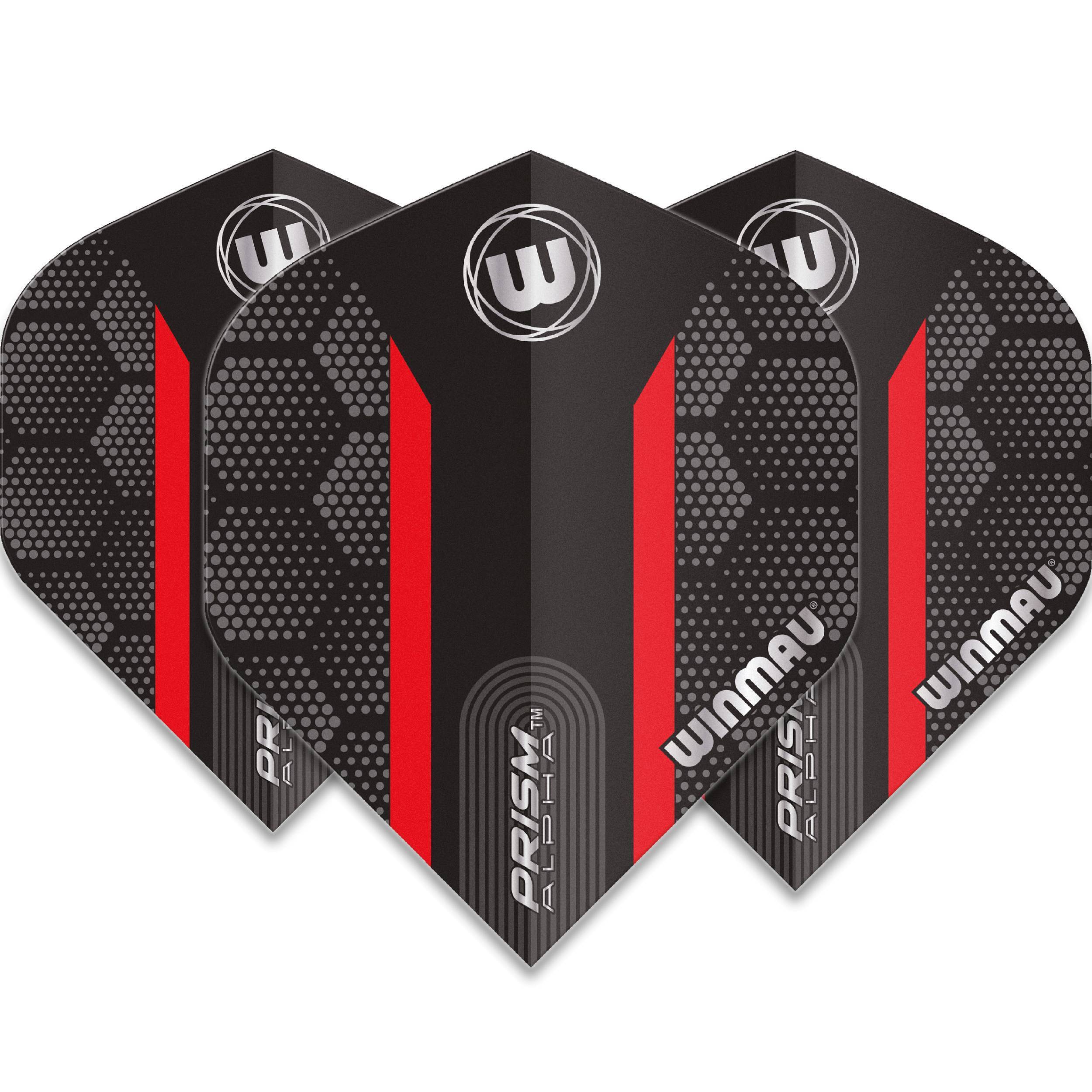 Winmau-Prism-Alpha-Hexagon-Flight-Standard-Rot Winmau - Prism Alpha Hexagon Flight - Standard