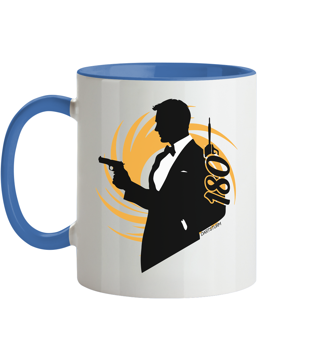DartSturm - Dart Agent - Tasse zweifarbig