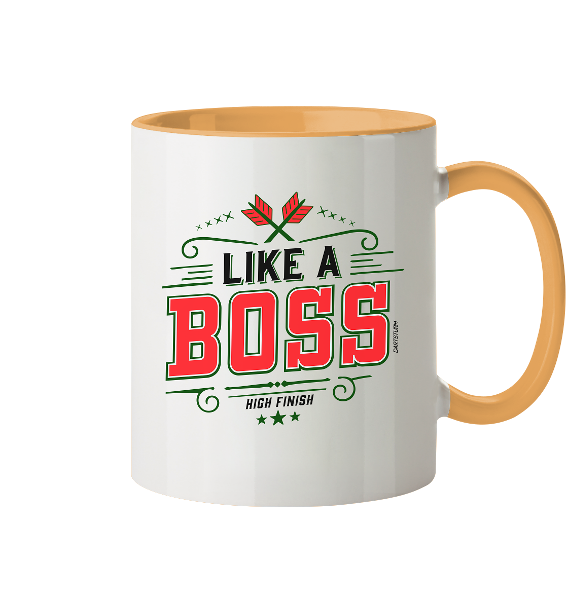 DartSturm - Like a Boss Red - Tasse zweifarbig