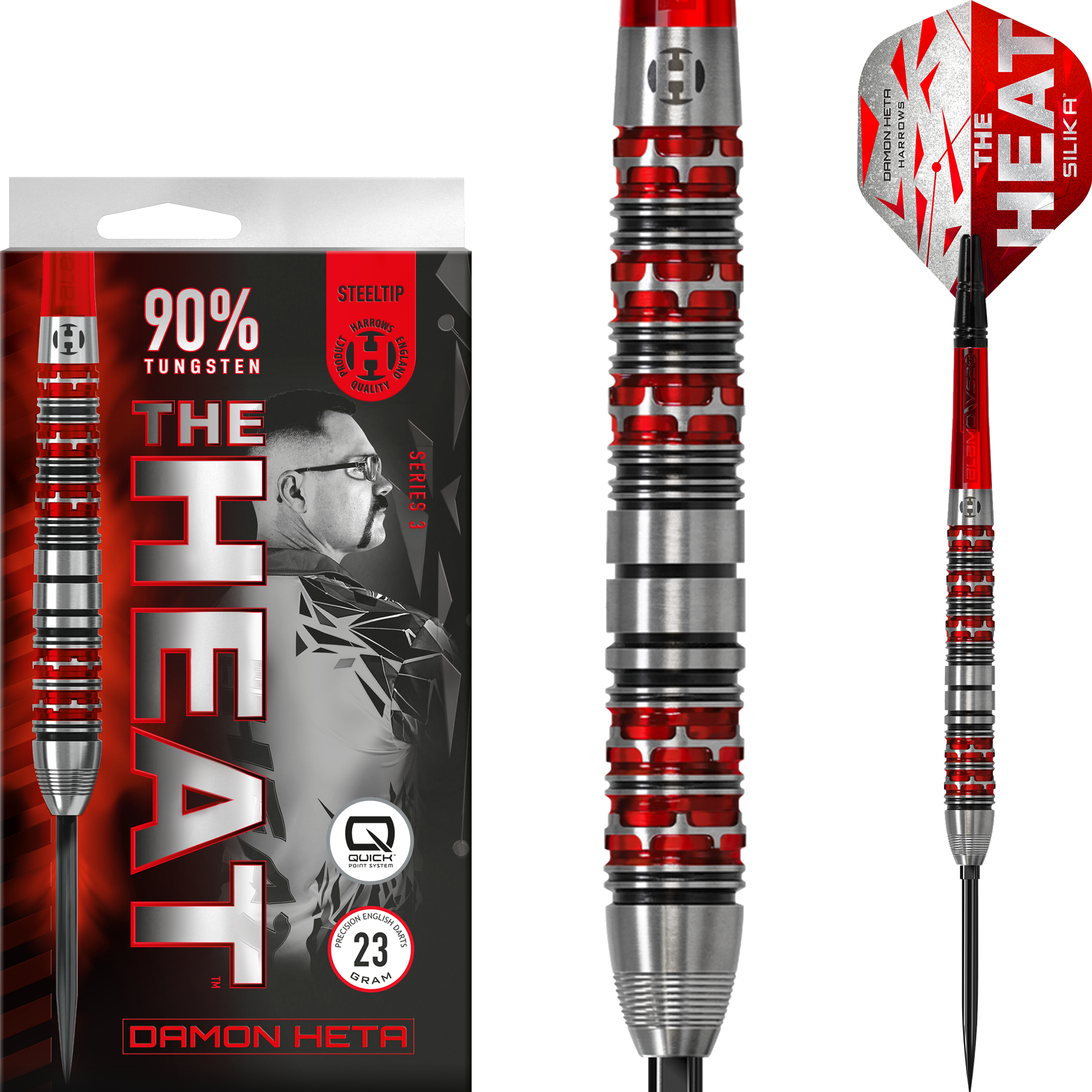Harrows - Quick Point - Damon Heta GEN 3 - Steeldart Harrows - Quick Point - Damon Heta GEN 3 - Steeldart
