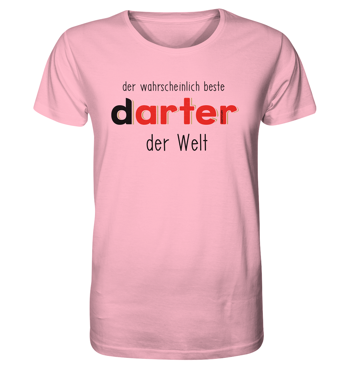 DartSturm - Der wahrscheinlich beste darter der Welt Schwarz - Organic Shirt