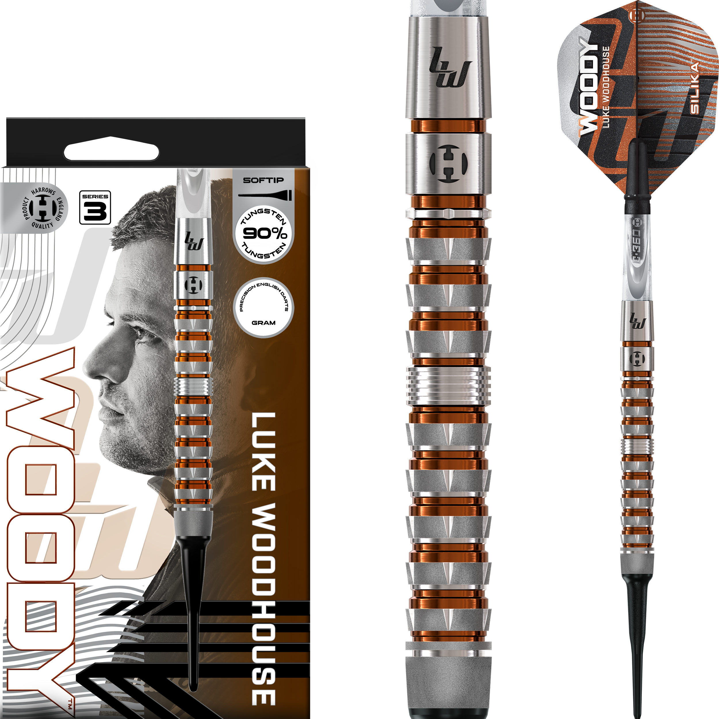 Harrows - Luke Woodhouse GEN 3 - Softdart Harrows - Luke Woodhouse GEN 3 - Softdart