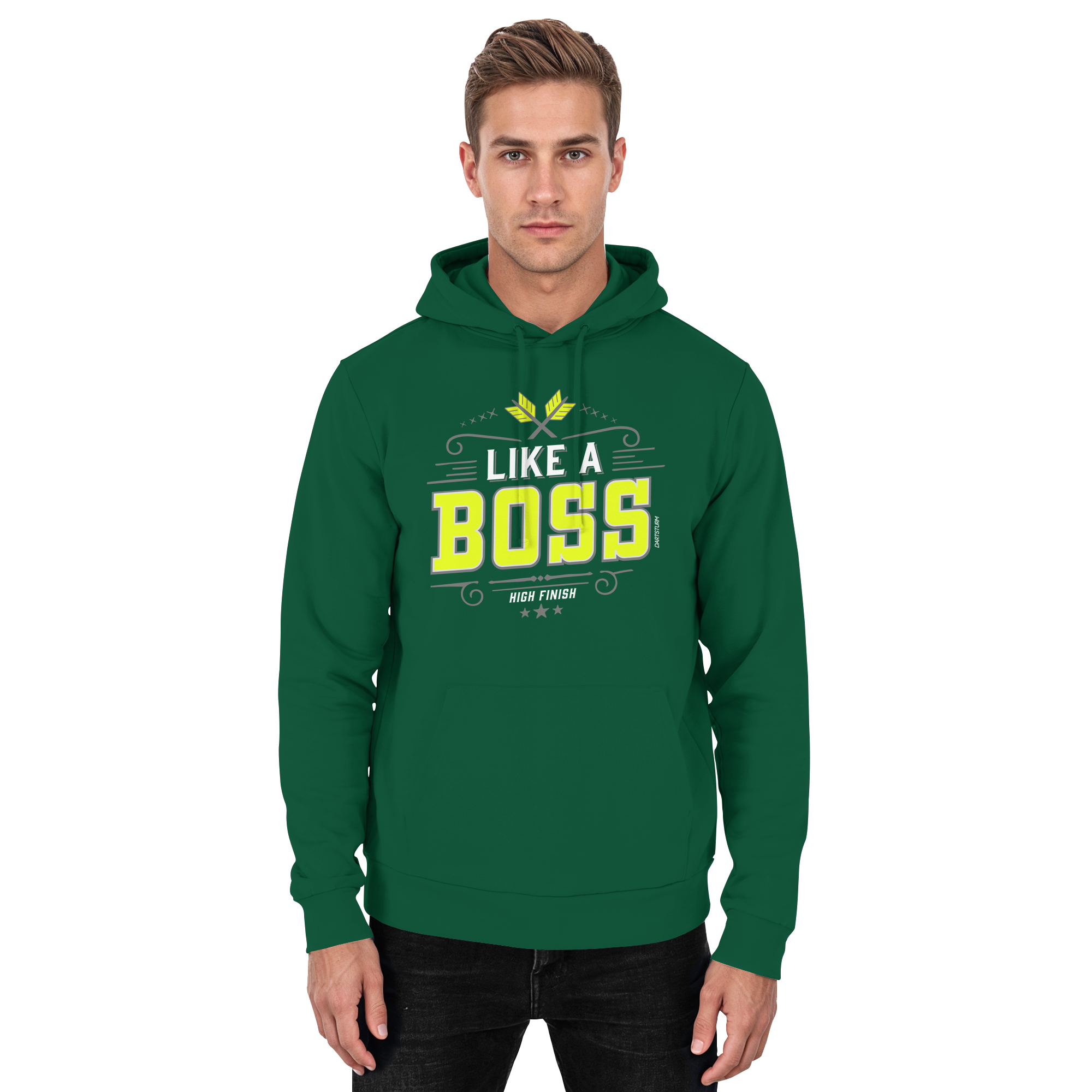 DartSturm - Like a Boss Yellow - Basic Unisex Hoodie DartSturm - Like a Boss Yellow - Basic Unisex Hoodie