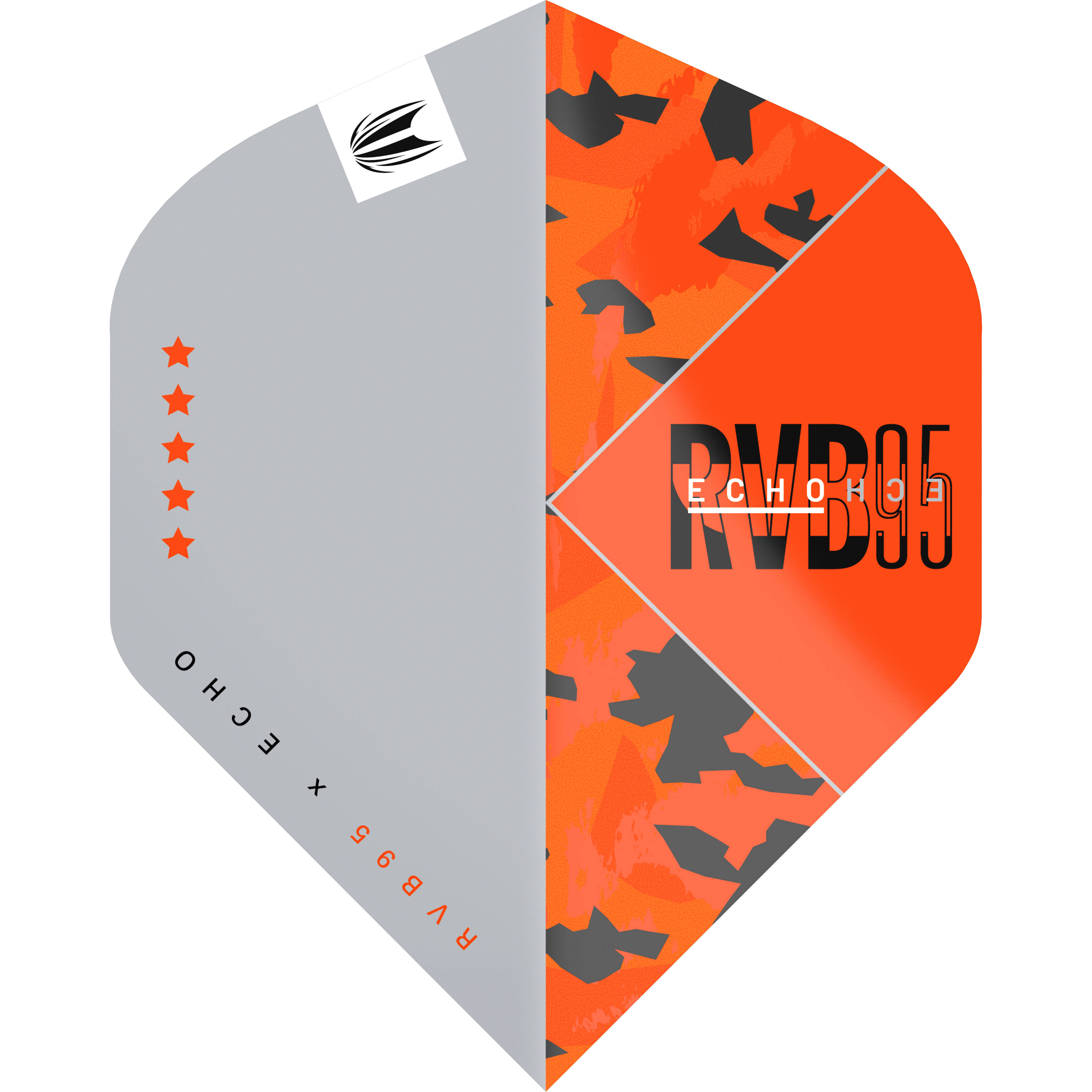 Target-Pro-Ultra-RvB-95-x-Echo-Dartflight-No2-Ruckseite Kappe, Kleidung, Hut, Bademode