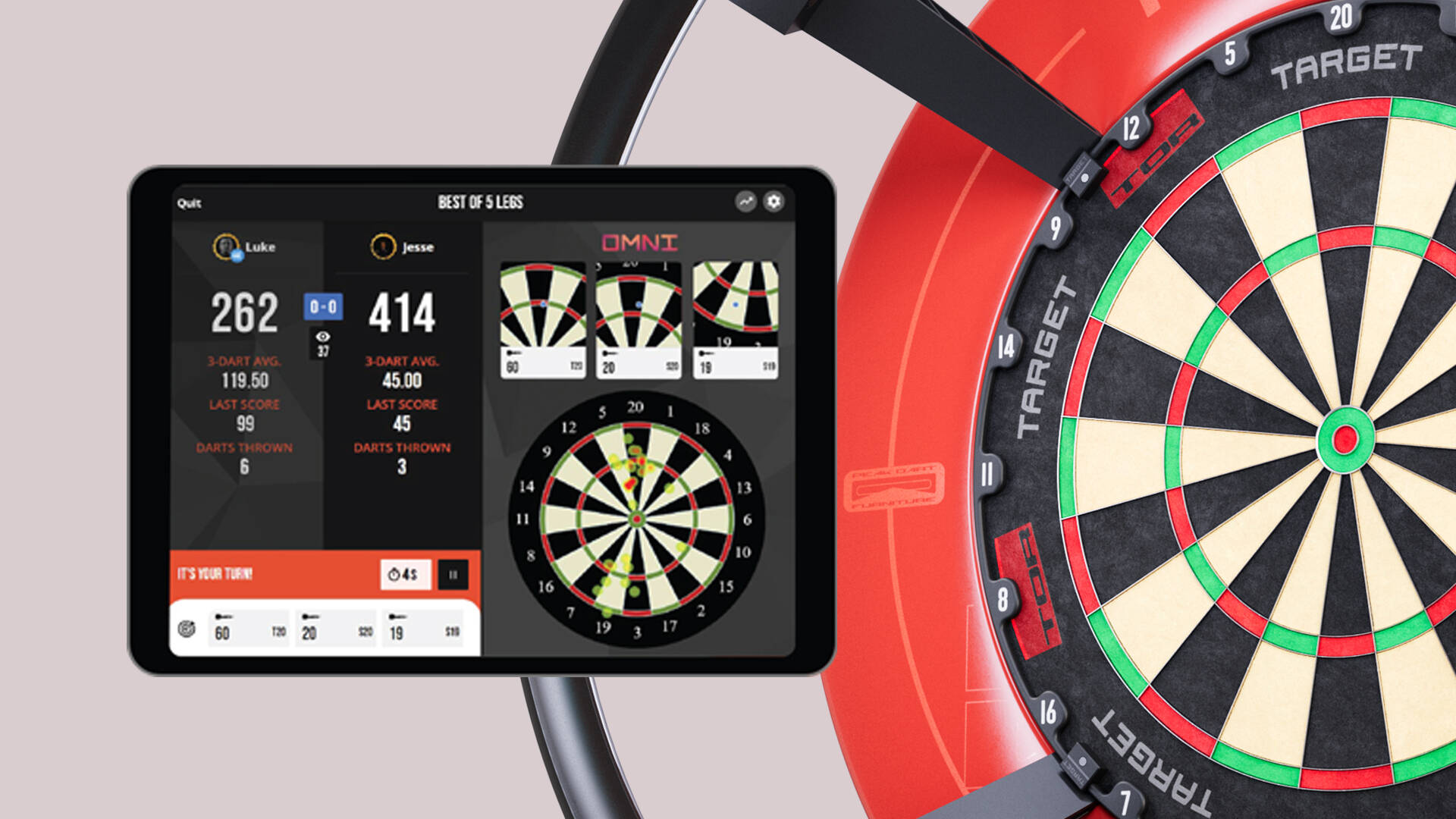 Target Omni – das Darts Autoscoring System | DartSturm