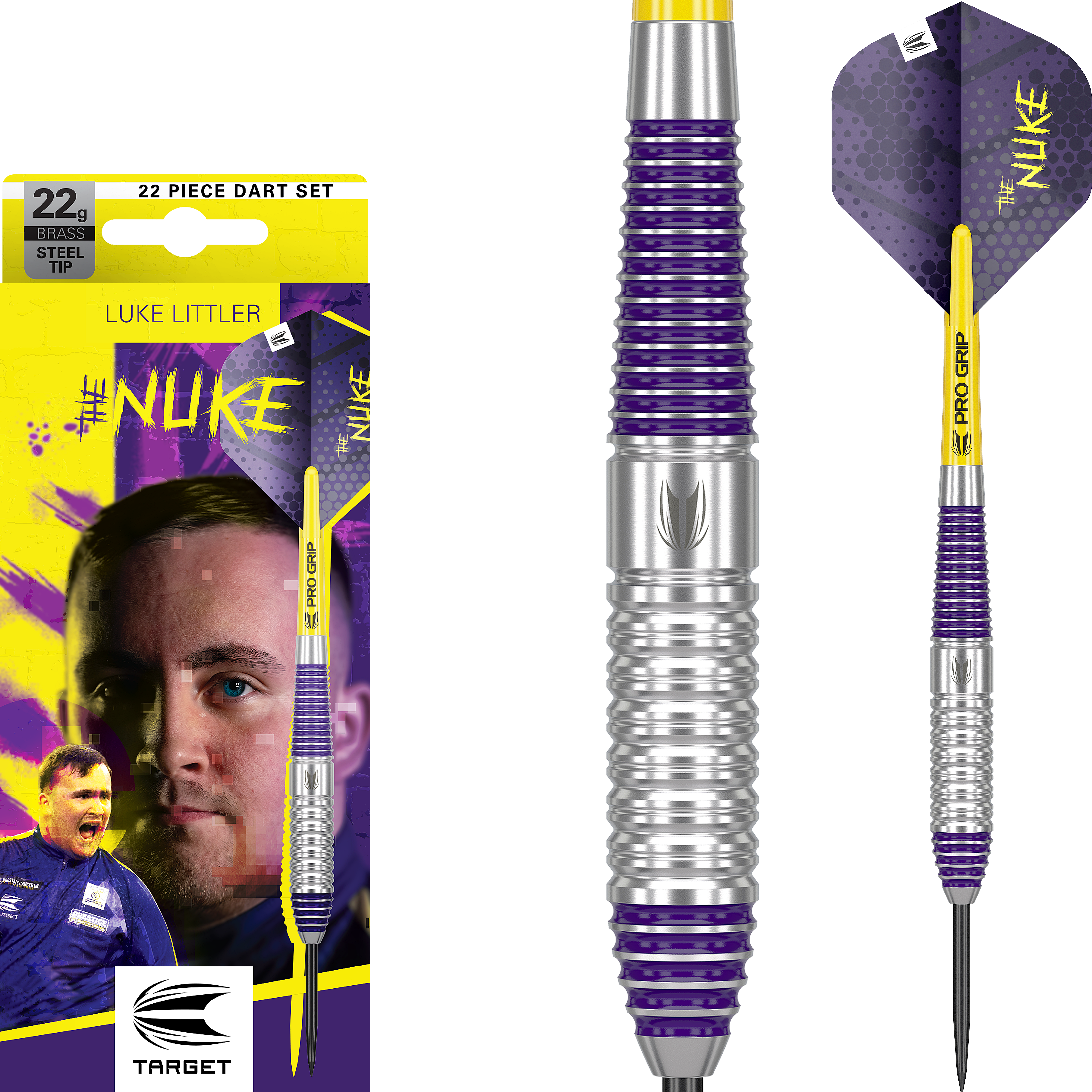 Target - Luke Littler Brass - Steeldart Target - Luke Littler Brass - Steeldart