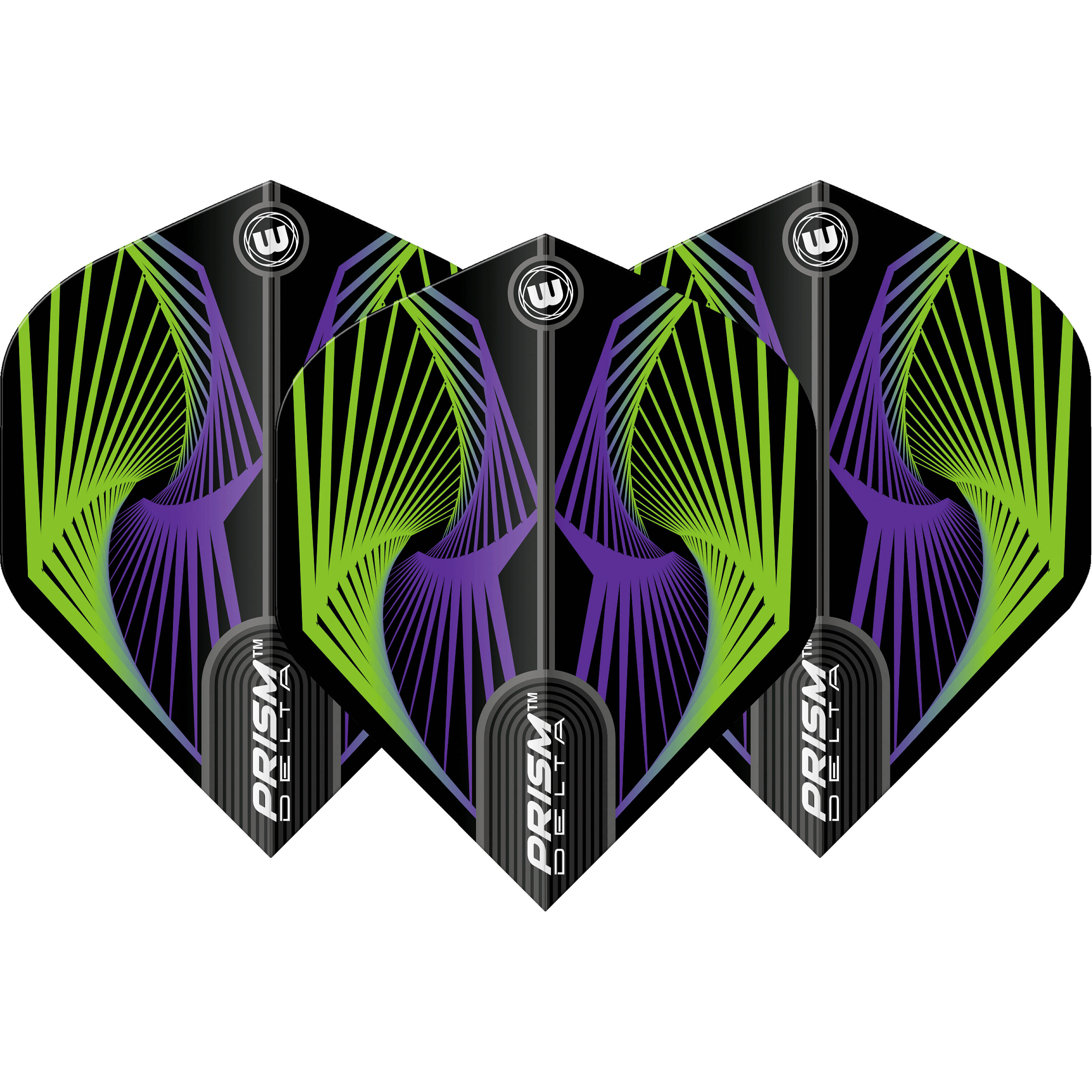 Winmau-Prism-Zeta-Wing-Flight-Standard-Grun Winmau - Prism Zeta Wing Flight - Standard