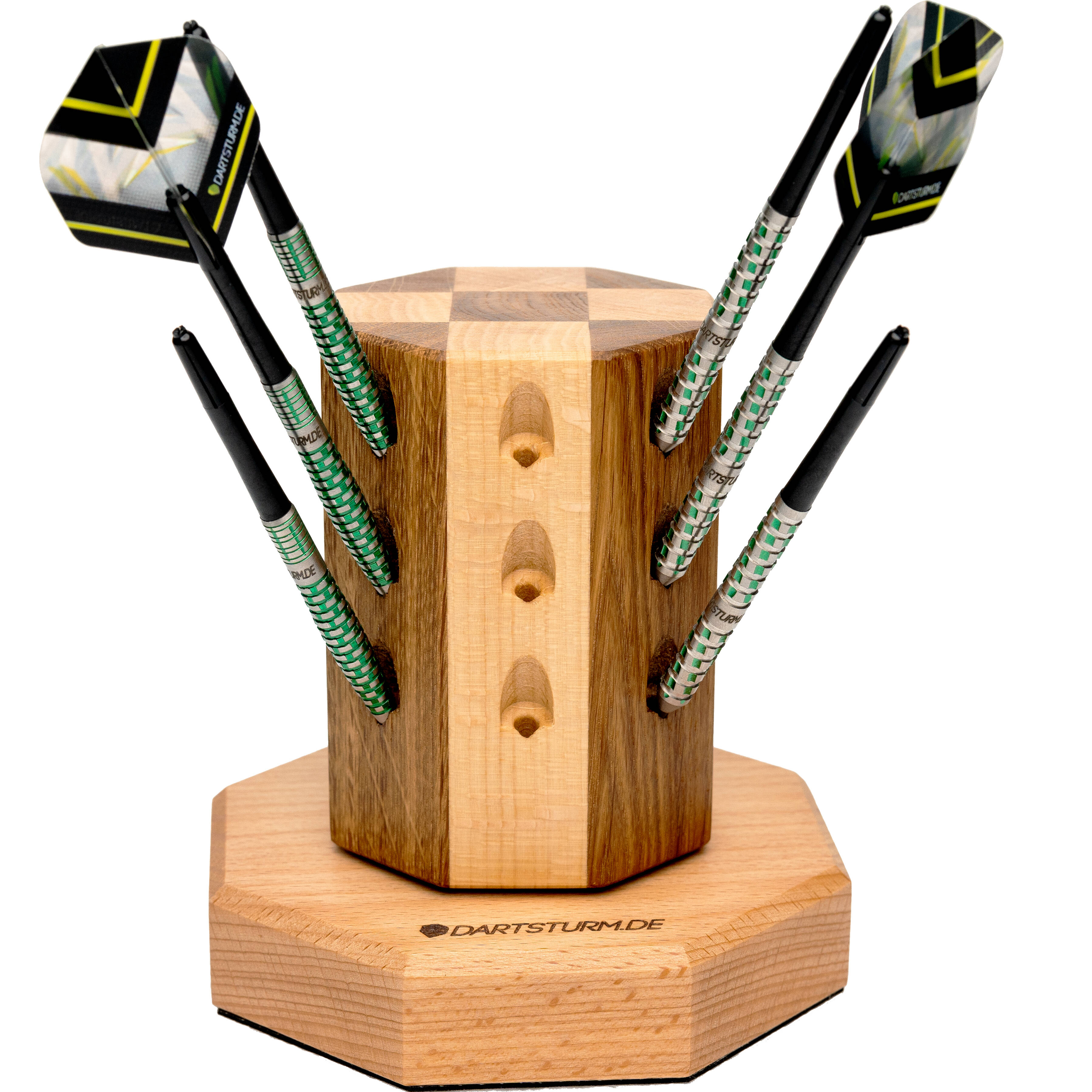 DartSturm-de-Tower-Dartstander-8-Fach-Mit-Darts DartSturm - Tower Dartständer