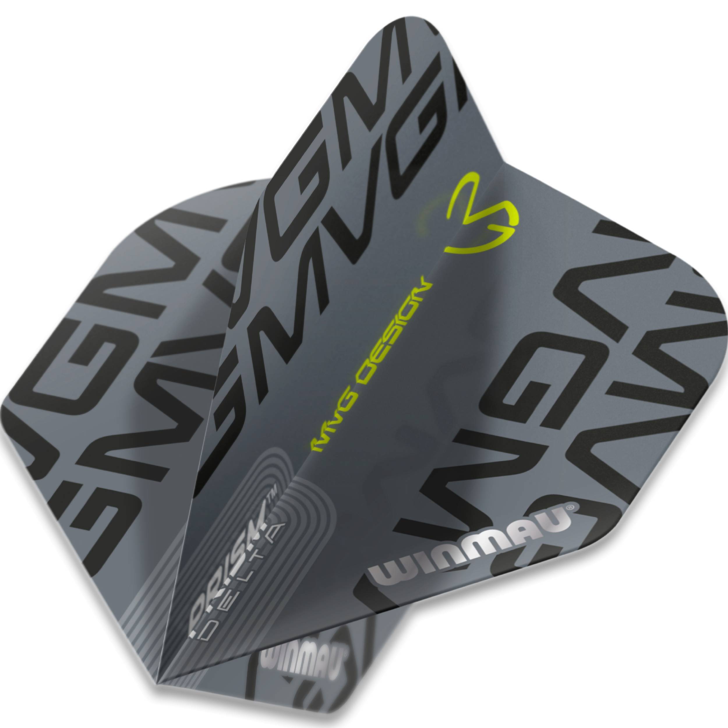 Winmau-Prism-Delta-Michael-van-Gerwen-Logo-Flight-Standard-Silber-Dynamisch Winmau - Prism Delta - Michael van Gerwen Logo Flight - Standard