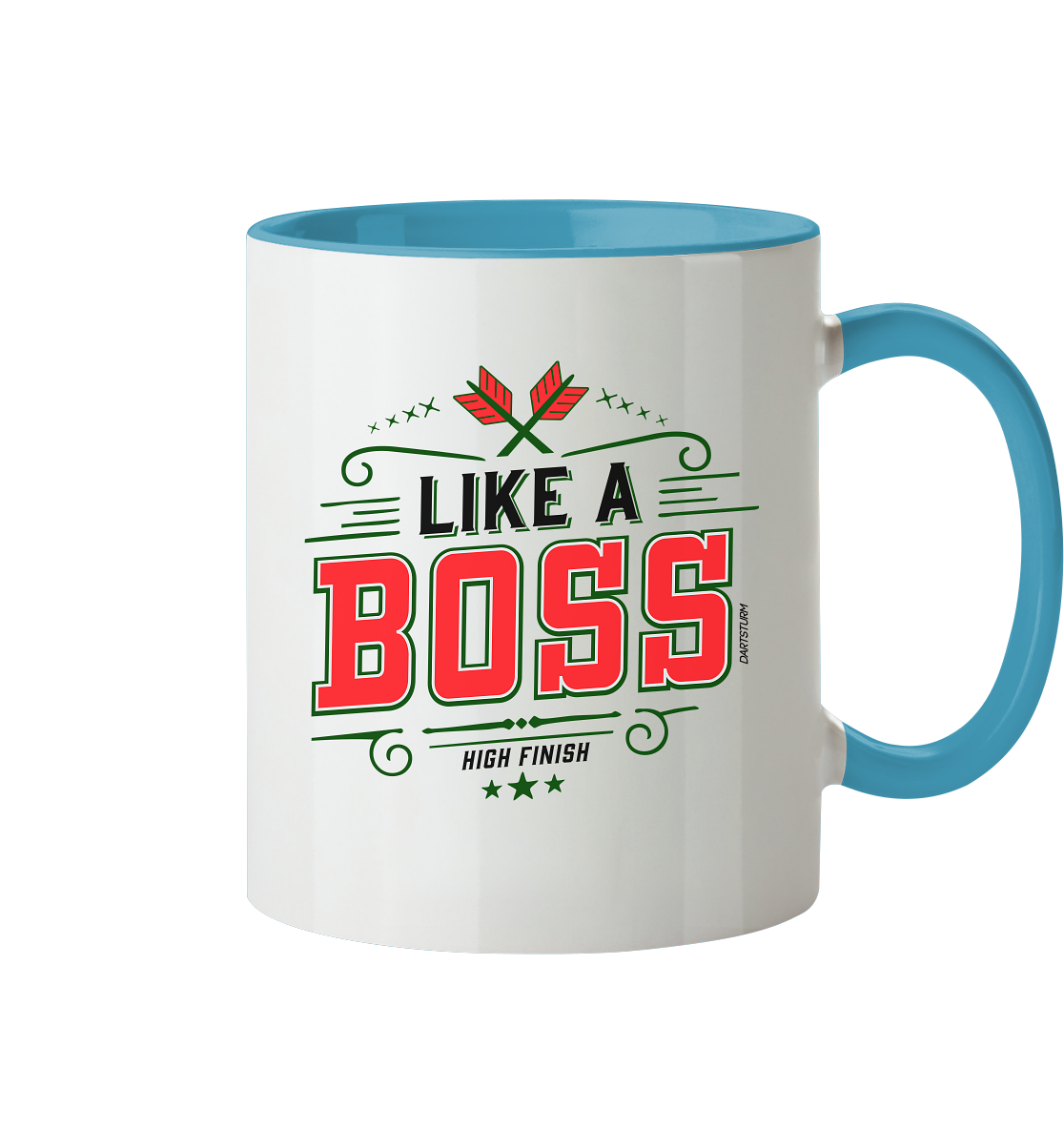 DartSturm - Like a Boss Red - Tasse zweifarbig DartSturm - Like a Boss Red - Tasse zweifarbig