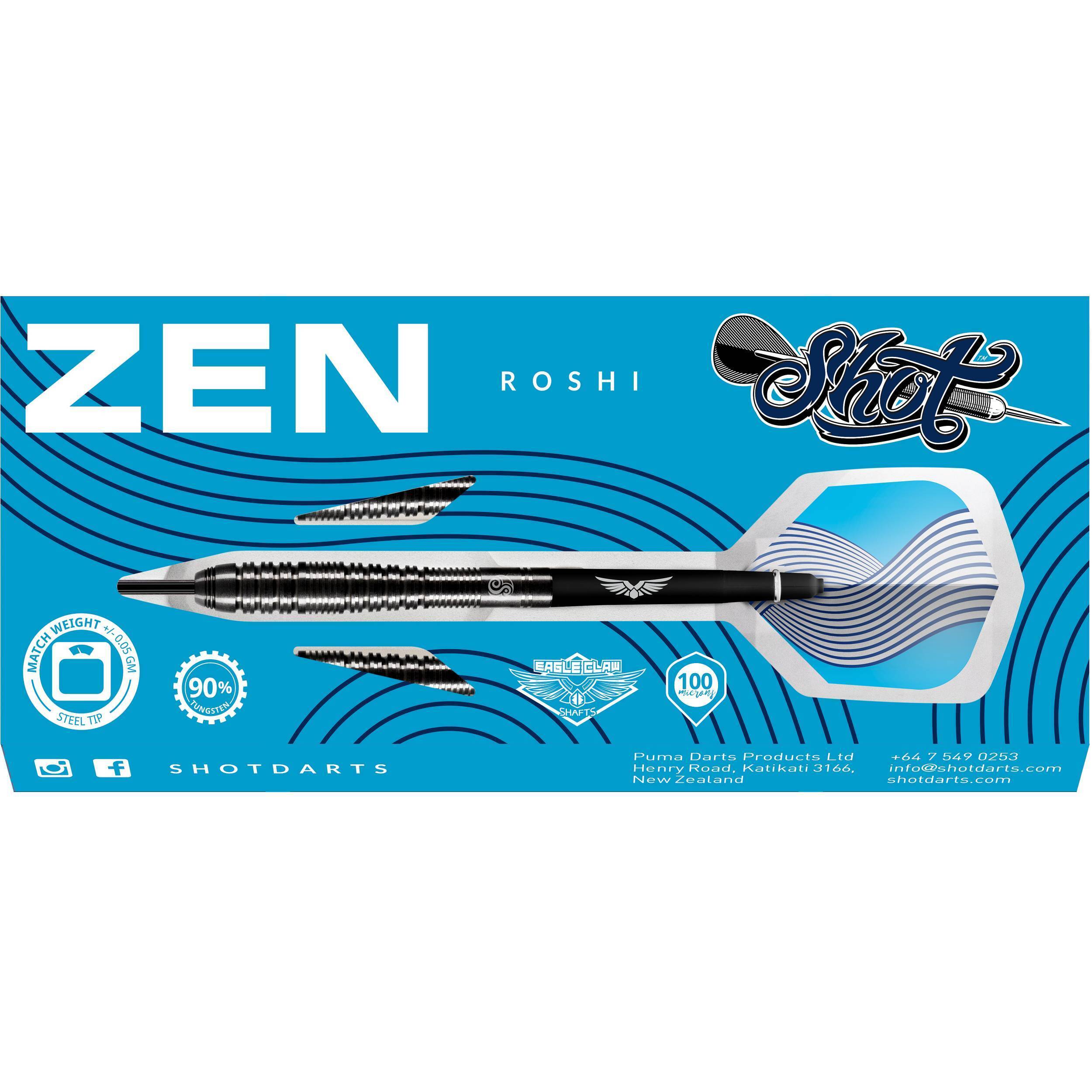 Shot-Zen-Roshi-Steeldart-Verpackung Shot - Zen Roshi - Steeldart