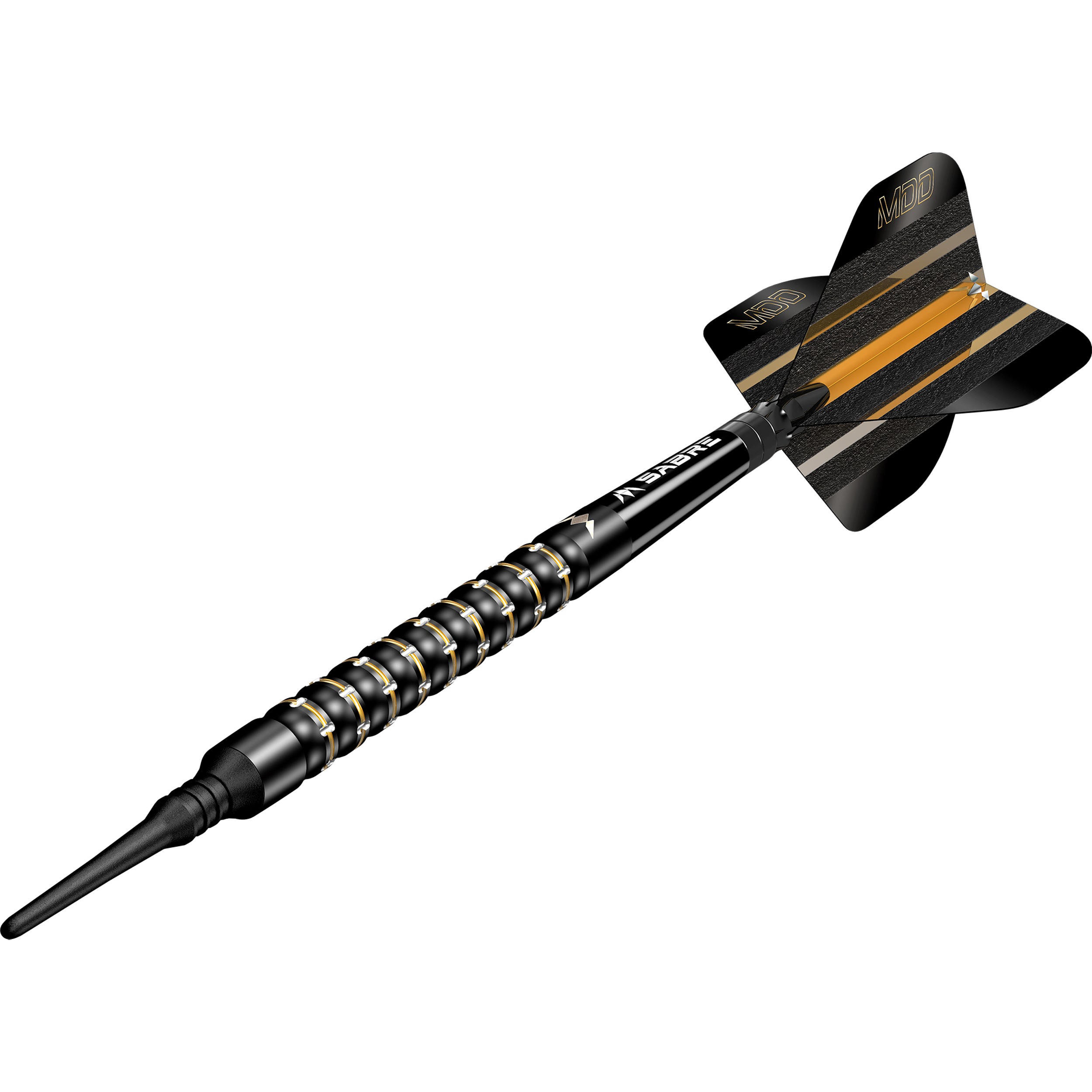 Mission - Mike De Decker Schwarz Gold - Softdart Mission - Mike De Decker Schwarz Gold - Softdart