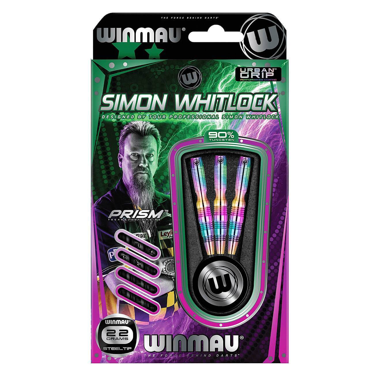 Winmau-Simon-Whitlock-Steeldart-DNA-Urban-Grip-The-Wizard-Verpackung Winmau - Simon Whitlock Urban Grip - Steeldart