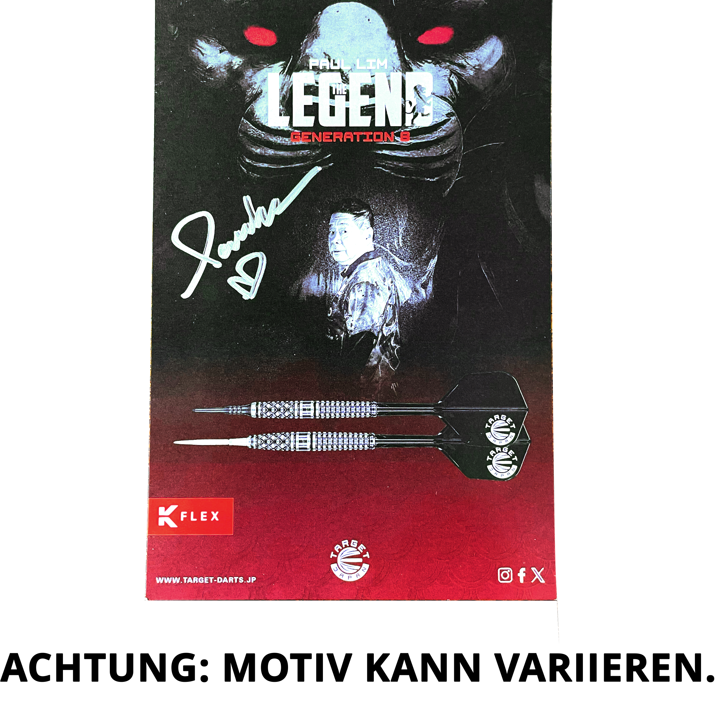Target Japan - Paul Lim Poster & Autogrammkarte Target Japan - Paul Lim Poster & Autogrammkarte