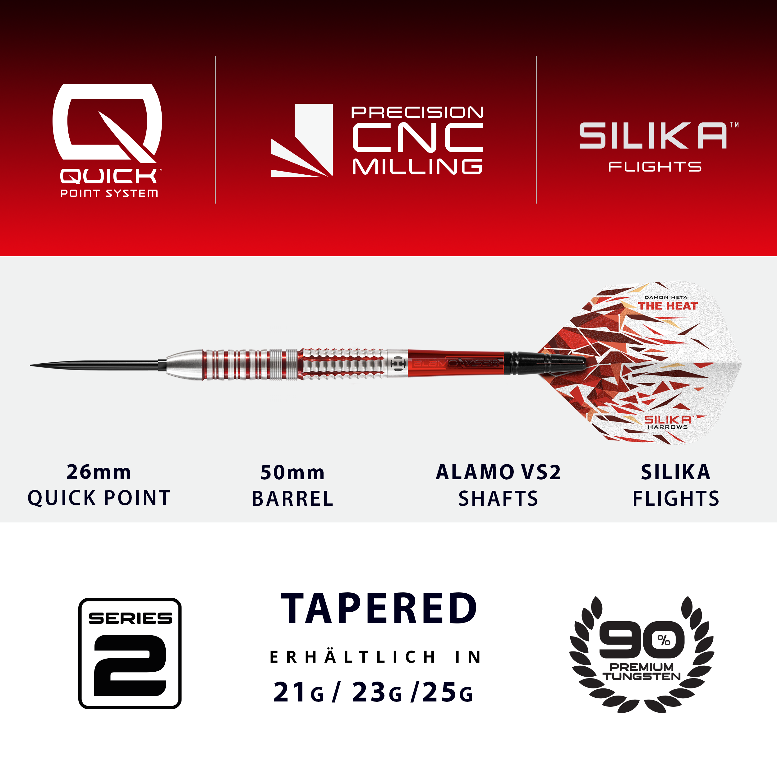 Harrows - Quick Point - Damon Heta GEN 2 - Steeldart Harrows - Quick Point - Damon Heta GEN 2 - Steeldart