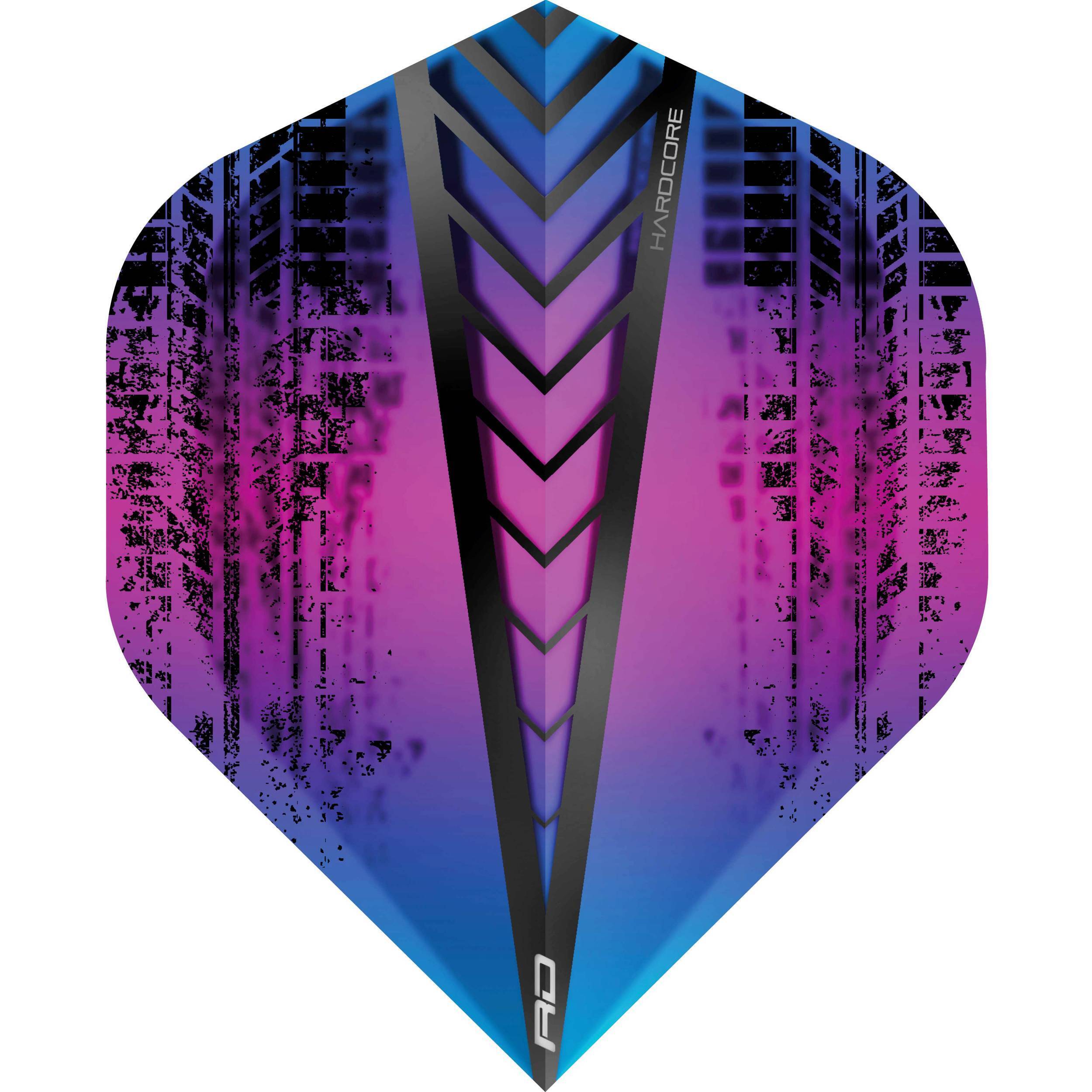 Red-Dragon-Hardcore-Radical-Tire-Flight-Standard-Rainbow Red Dragon - Hardcore Radical Tire Flight - Standard