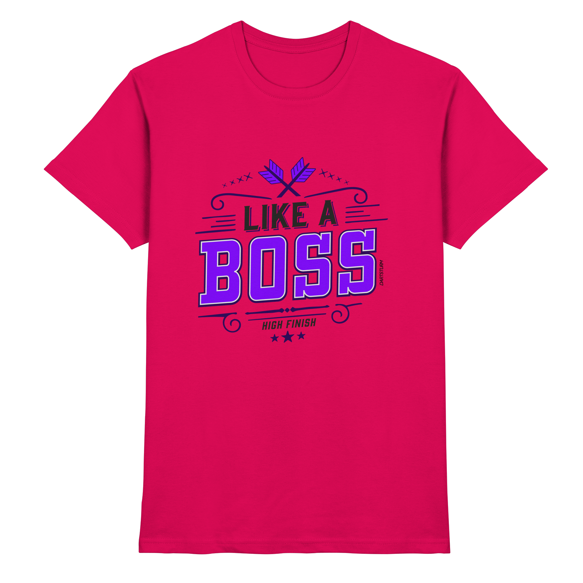 DartSturm - Like a Boss Purple - Premium Shirt DartSturm - Like a Boss Purple - Premium Shirt