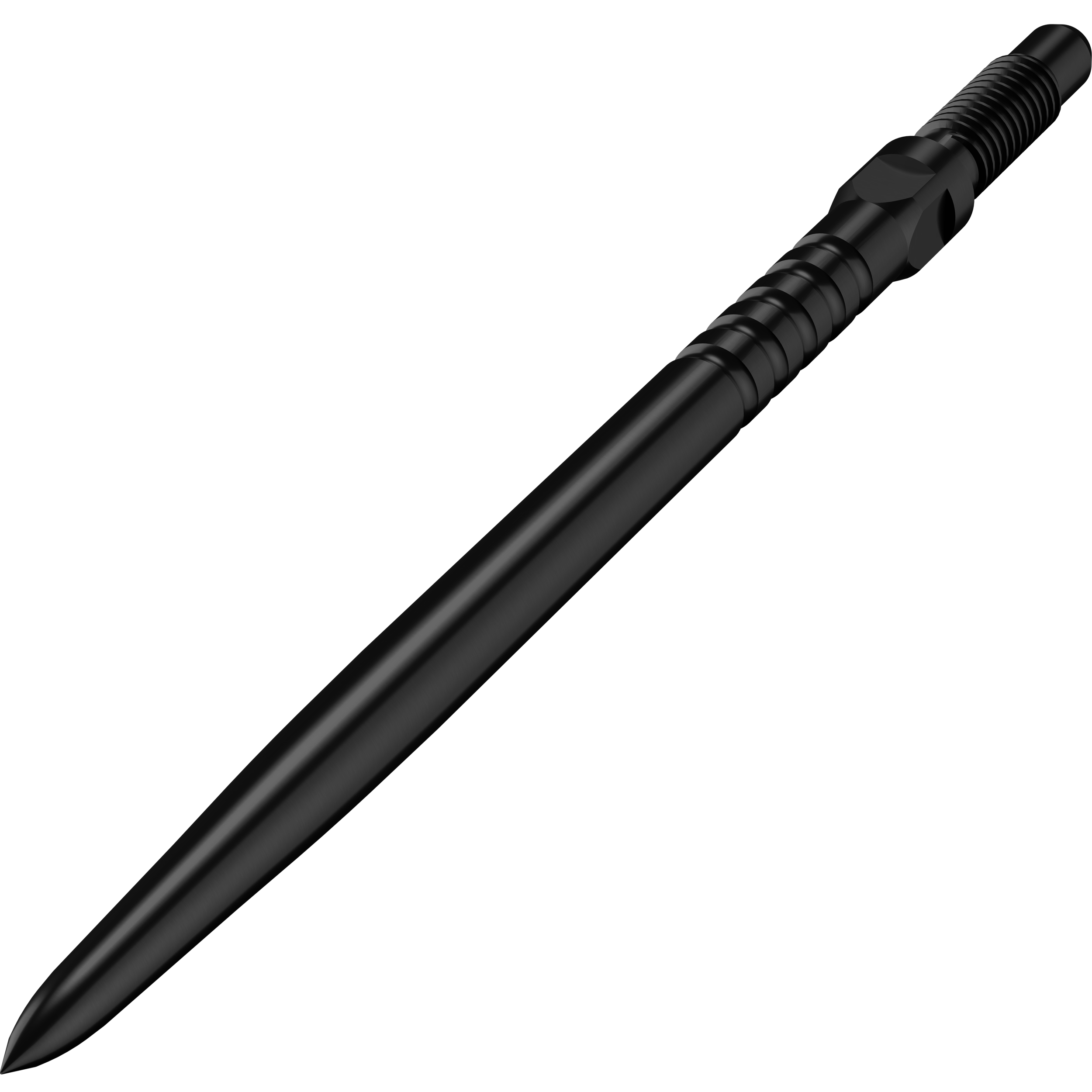 Bull's - Convertible Point Ringed Grip - Schwarz Bull's - Convertible Point Ringed Grip - Schwarz