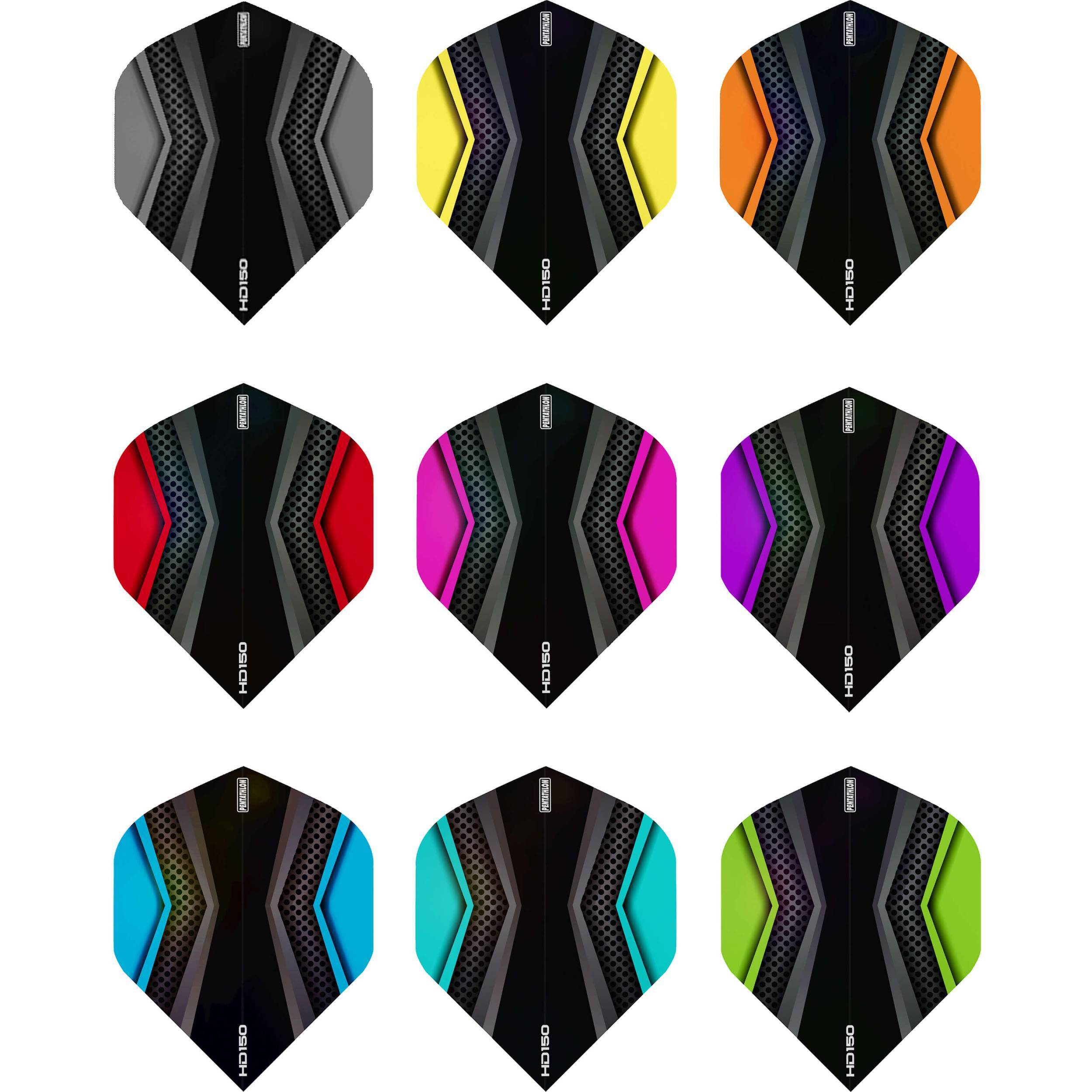 Pentathlon-HD150-Black-Flights-Standard Pentathlon - HD150 Black Flight - Standard