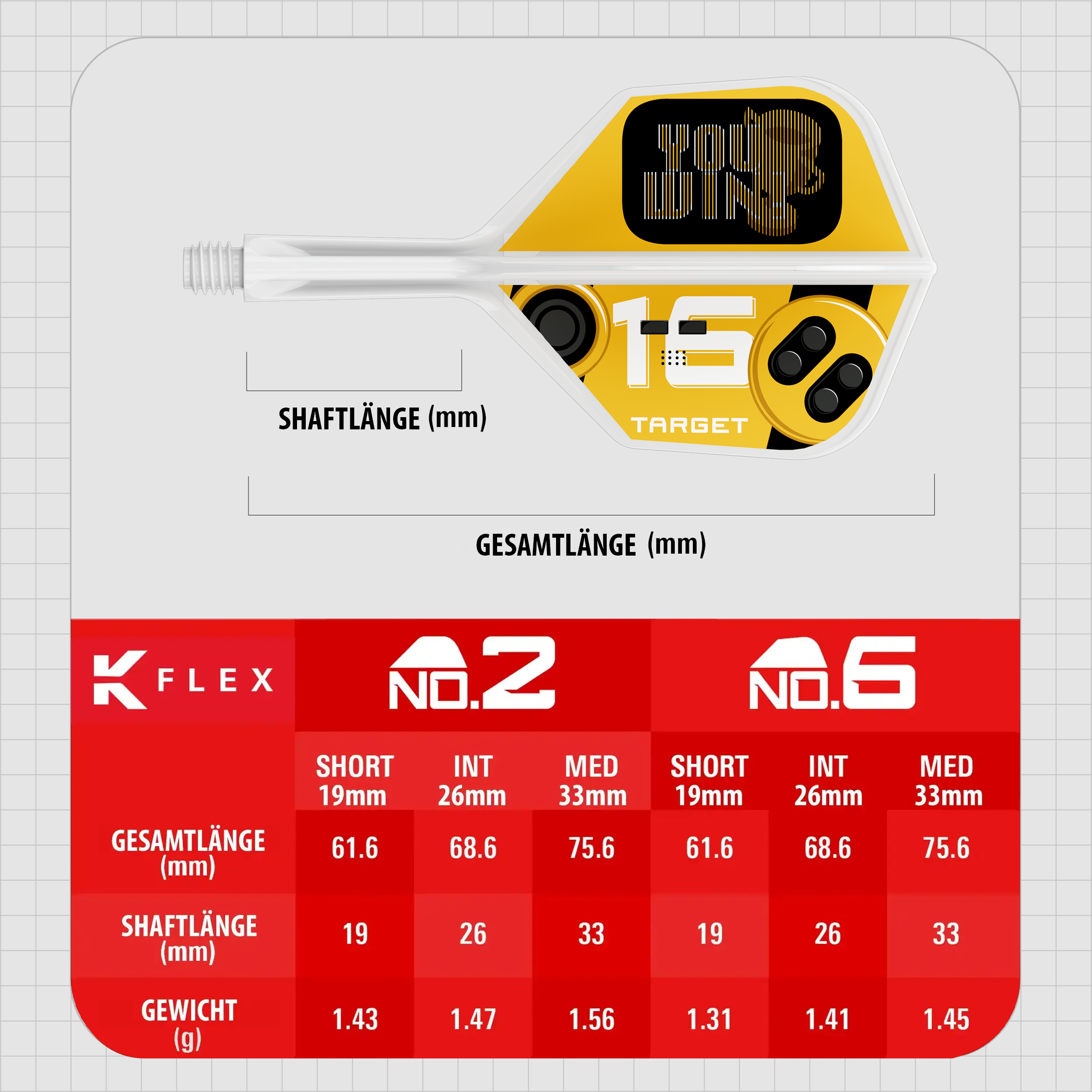 Target - K-Flex Flightsystem You Win - No6 Target - K-Flex Flightsystem You Win - No6