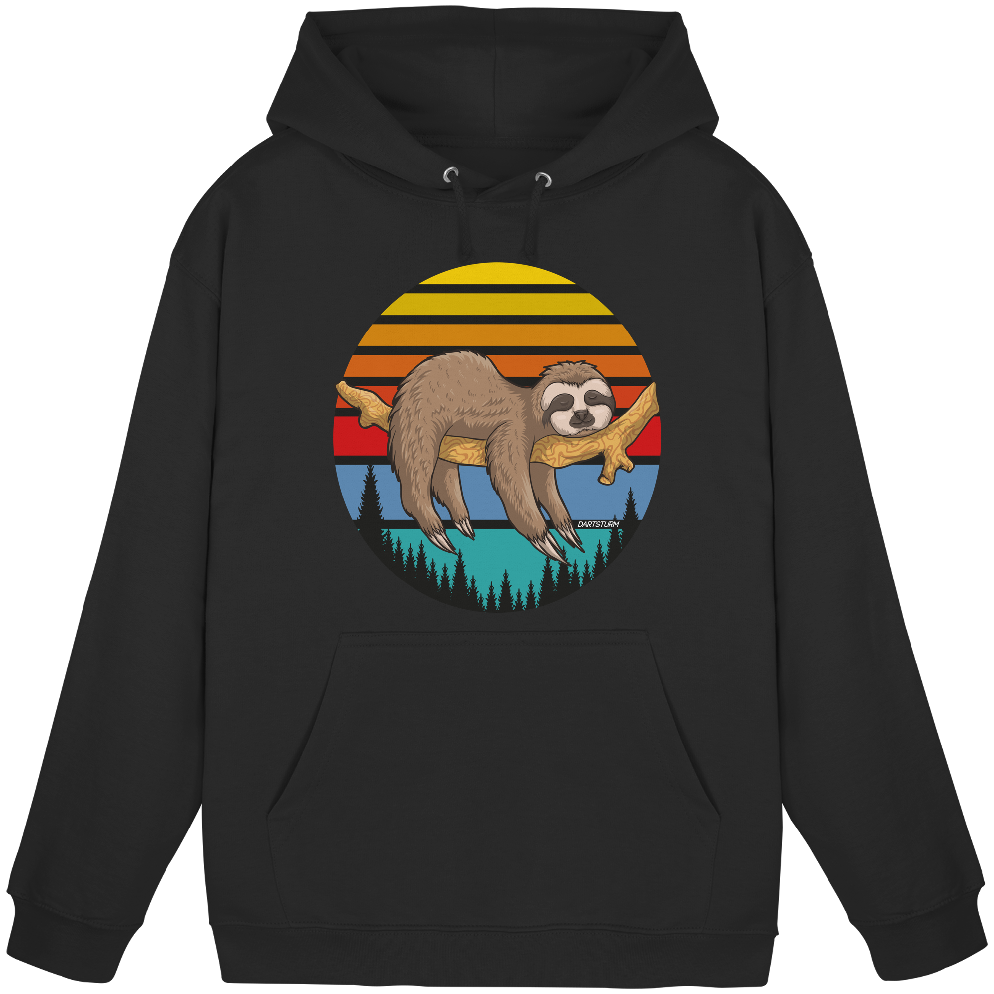 DartSturm - Lazy Sloth - Basic Unisex Hoodie DartSturm - Lazy Sloth - Basic Unisex Hoodie