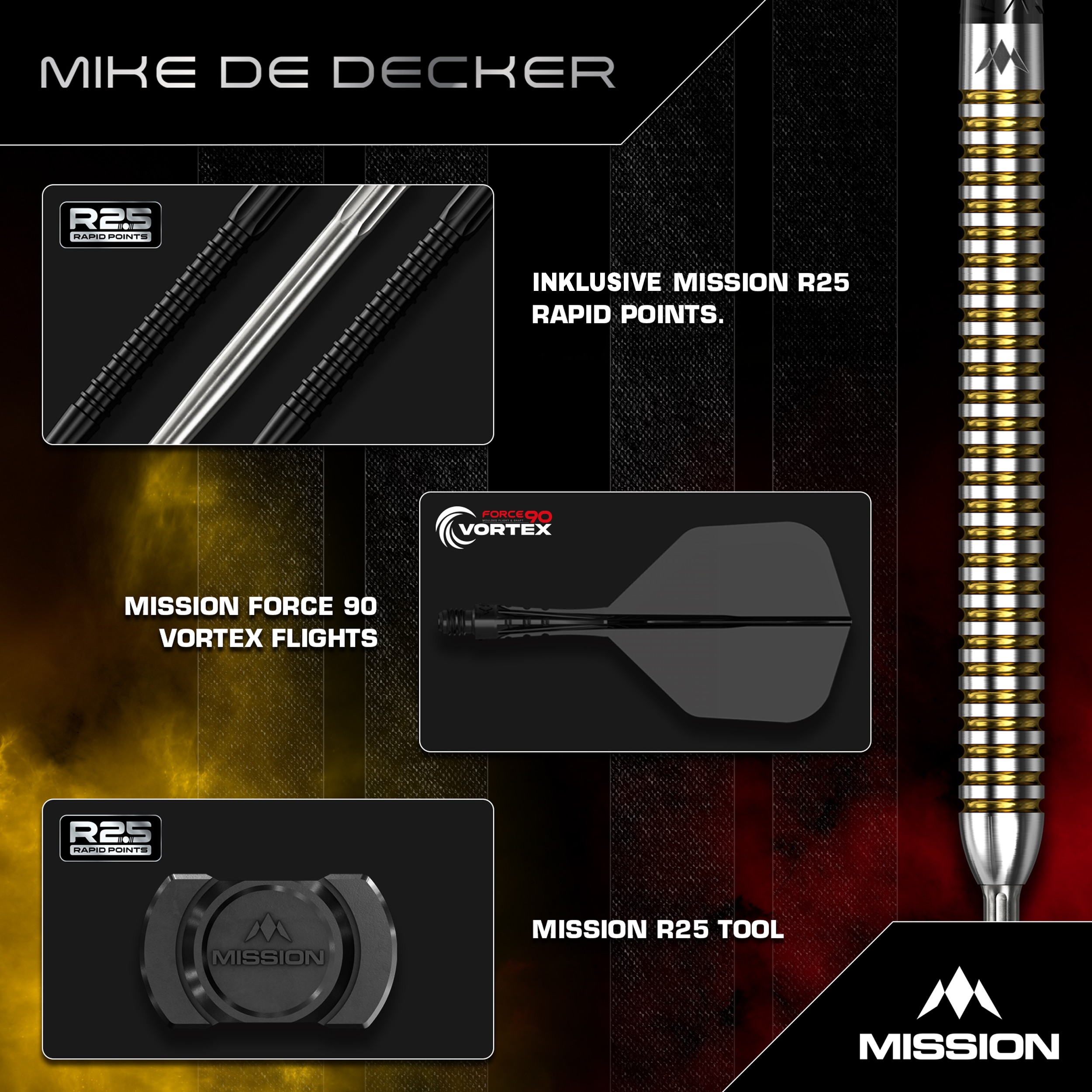 Mission - Rapid Point - Mike De Decker V2 - Steeldart