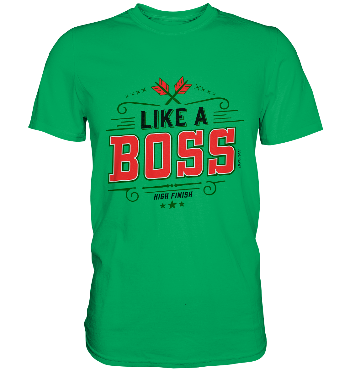 DartSturm - Like a Boss Red - Premium Shirt DartSturm - Like a Boss Red - Premium Shirt