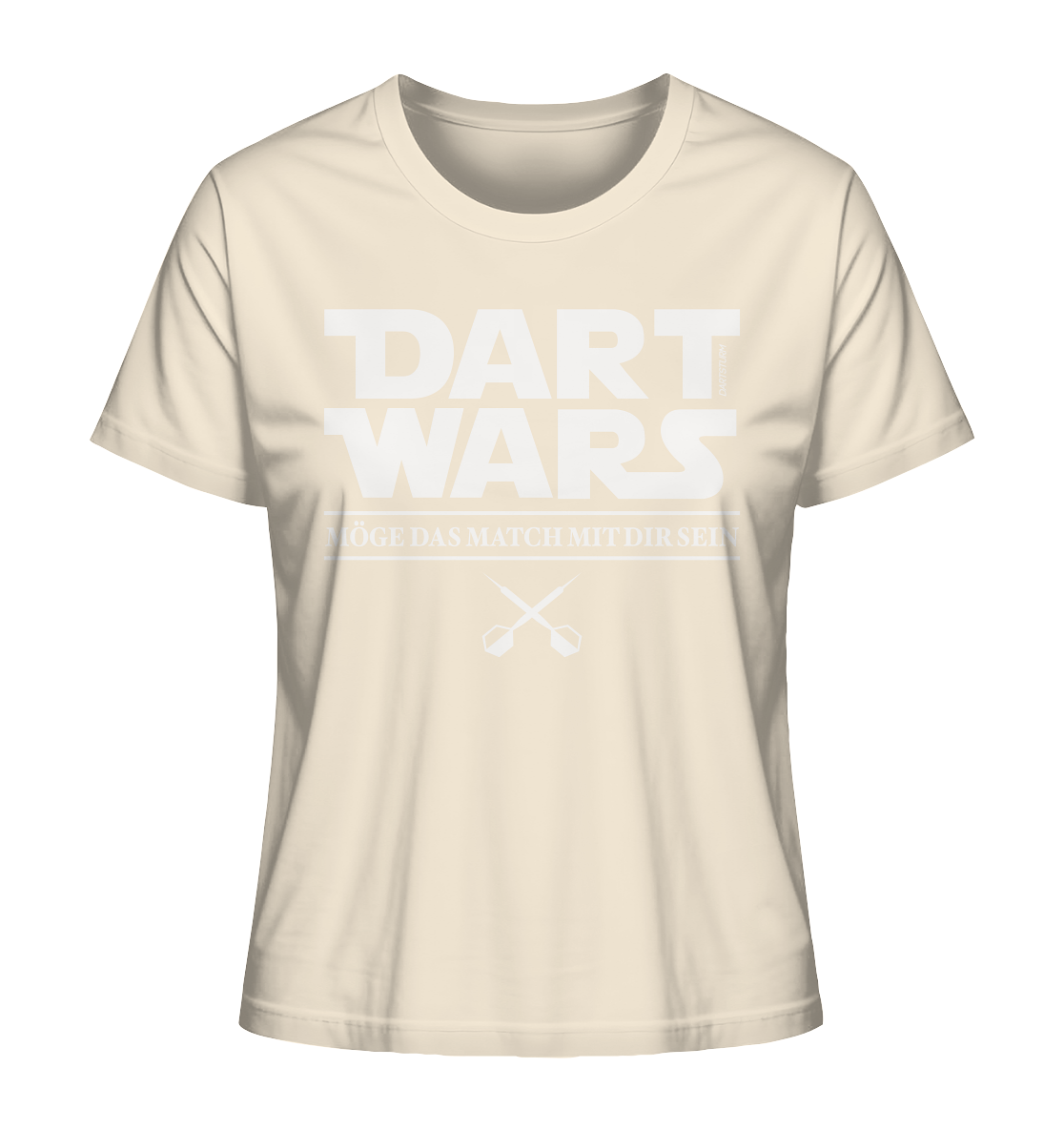 DartSturm - Dart Wars Weiß - Ladies Organic Shirt DartSturm - Dart Wars Weiß - Ladies Organic Shirt