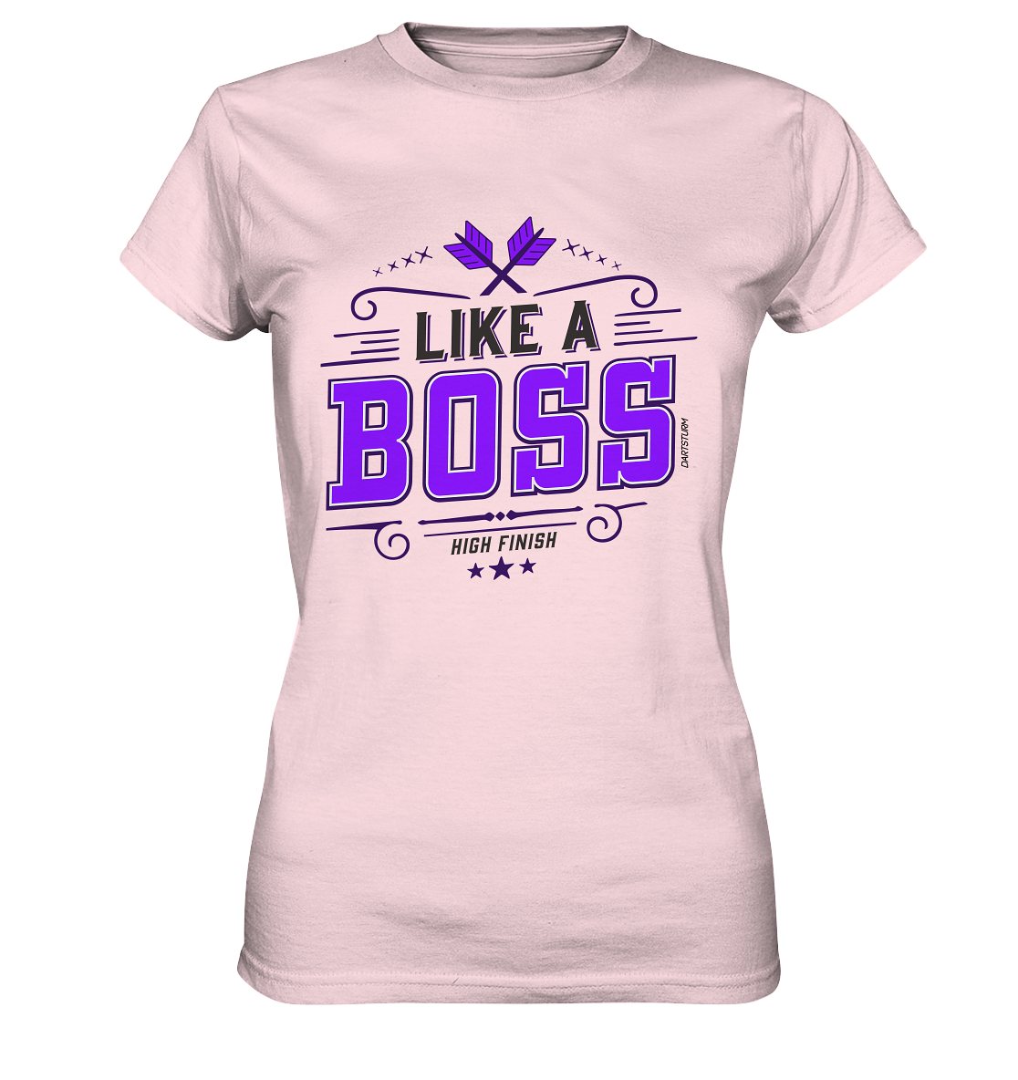 DartSturm - Like a Boss Purple - Ladies Premium Shirt DartSturm - Like a Boss Purple - Ladies Premium Shirt