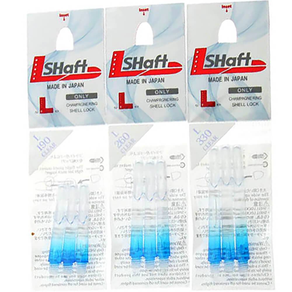L-Style-L-Shaft-Lock-Straight-TwoTone-Transparent-Blau-Verpackung L-Style - L-Shaft Lock Straight TwoTone - Transparent Blau