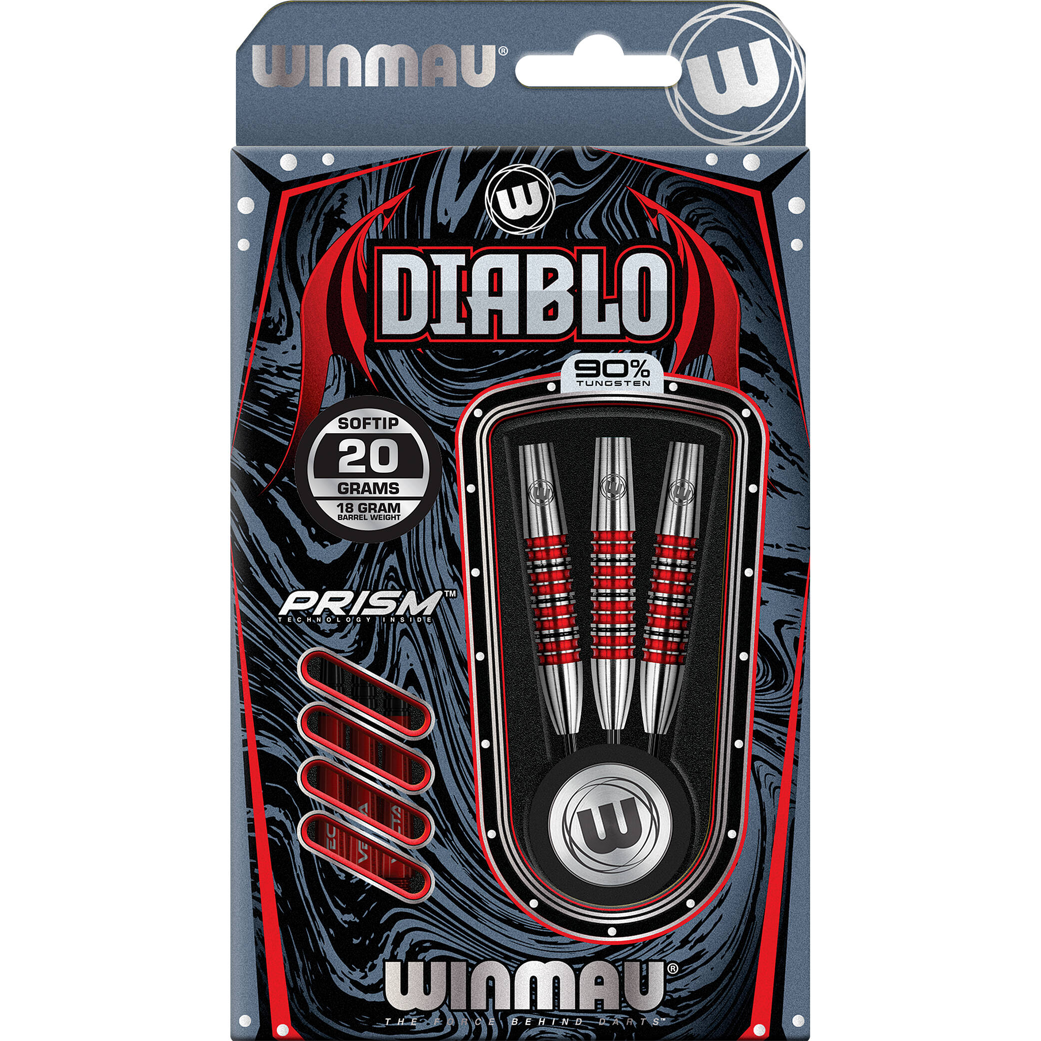Winmau-Diablo-Typ-A-Softdart-Verpackung Winmau - Diablo Typ A - Softdart