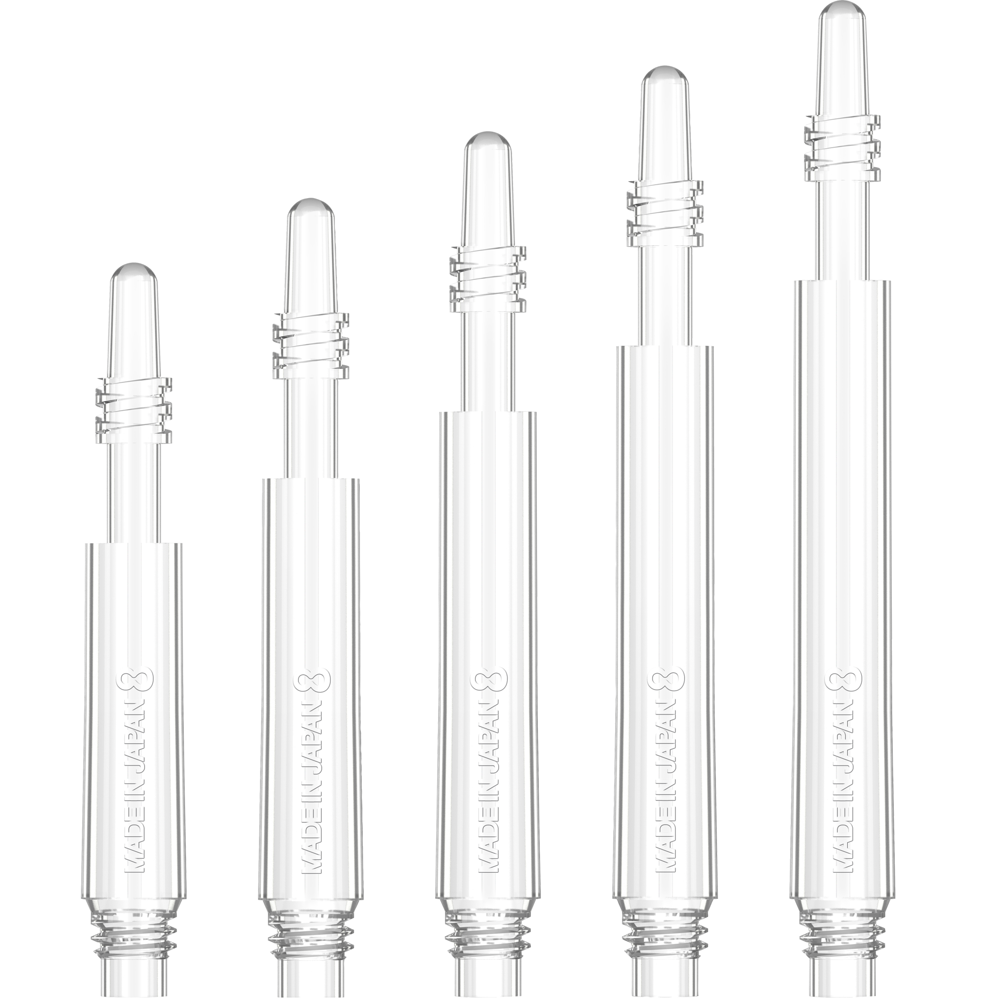 8 Flight - Regular Spin Shaft - Transparent