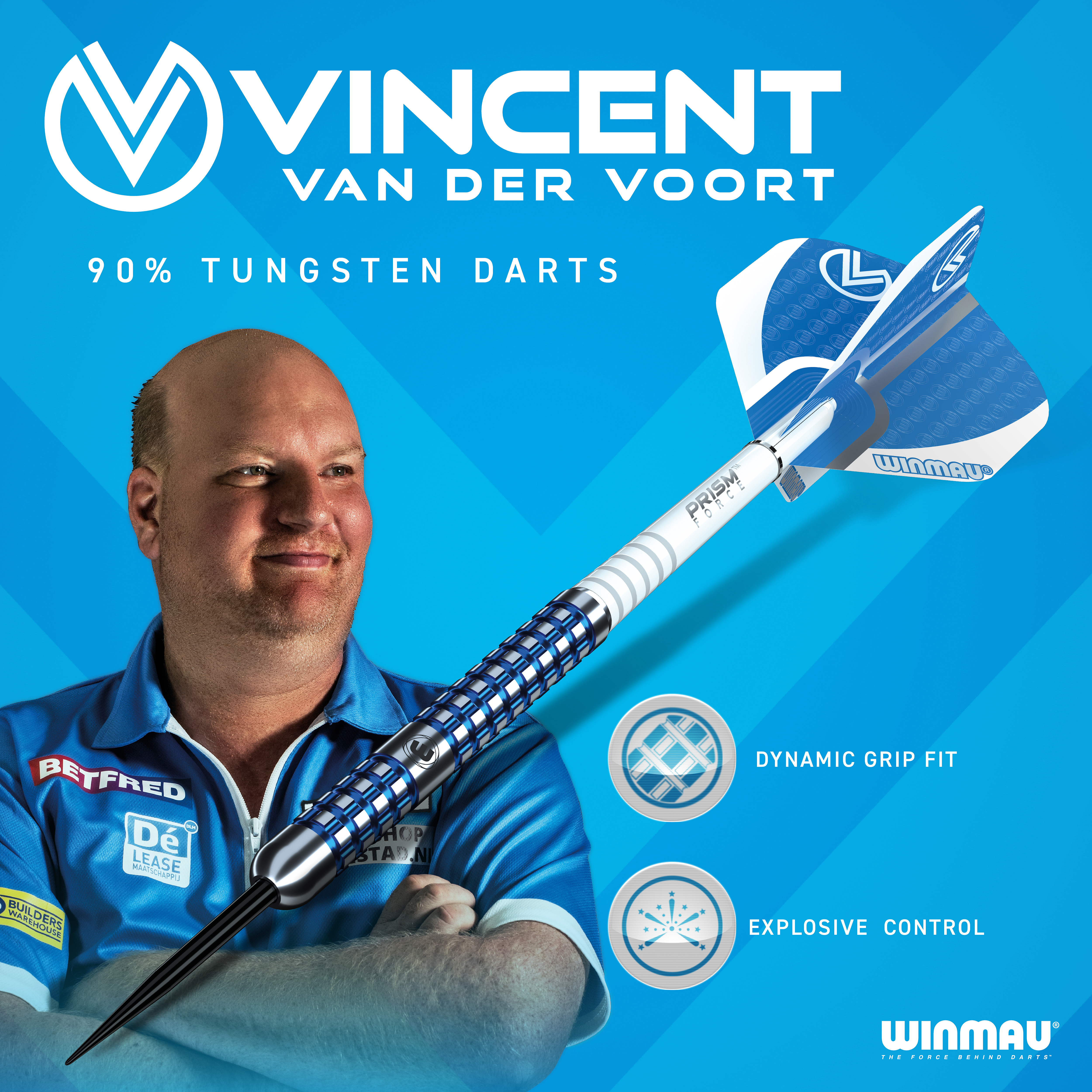 Winmau-Vincent-Van-Der-Voort-Steeldart-Banner Winmau - Vincent van der Voort - Steeldart