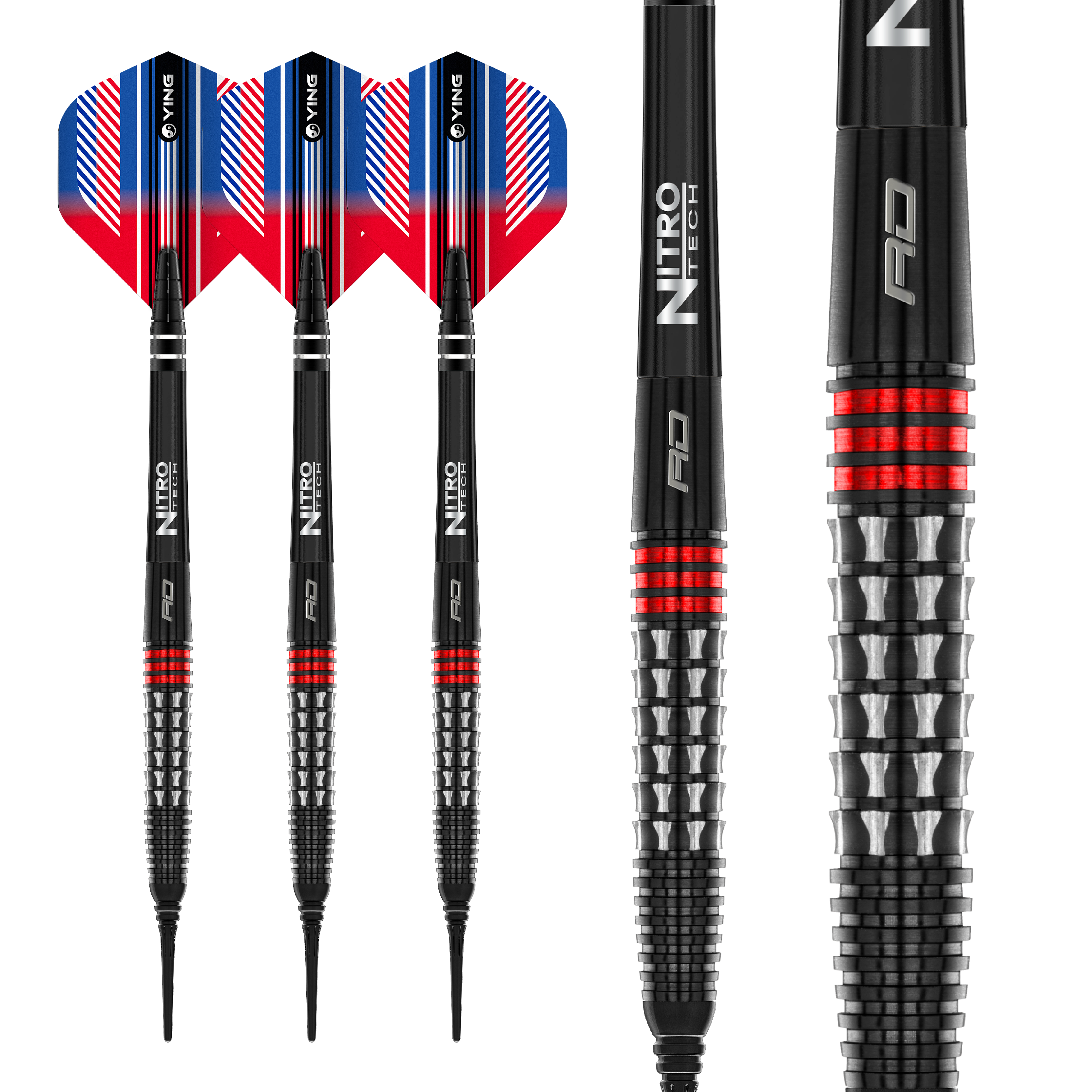 Red Dragon - Vengeance Red - Softdart Red Dragon - Vengeance Red - Softdart